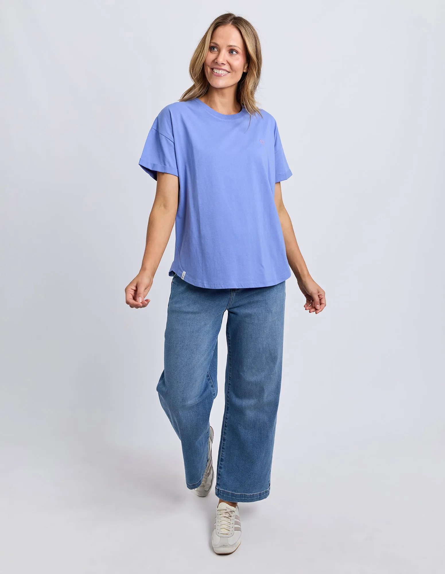 Halli Short Sleeve Tee Cornflower sold by Elm Lifestyle product image thumbnail 2