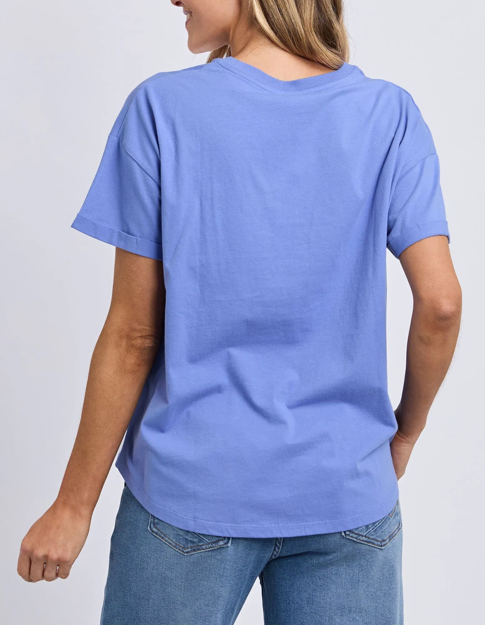 Halli Short Sleeve Tee Cornflower sold by Elm Lifestyle product image thumbnail 3