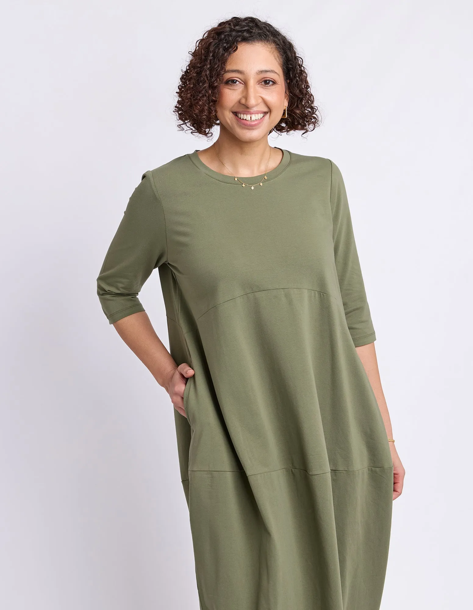 Diana Dress 3/4 Sleeve Clover sold by Elm Lifestyle product image thumbnail 2