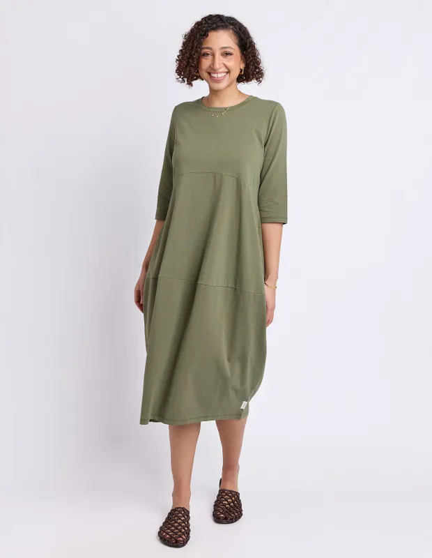 Diana Dress 3/4 Sleeve Clover made by Elm Lifestyle