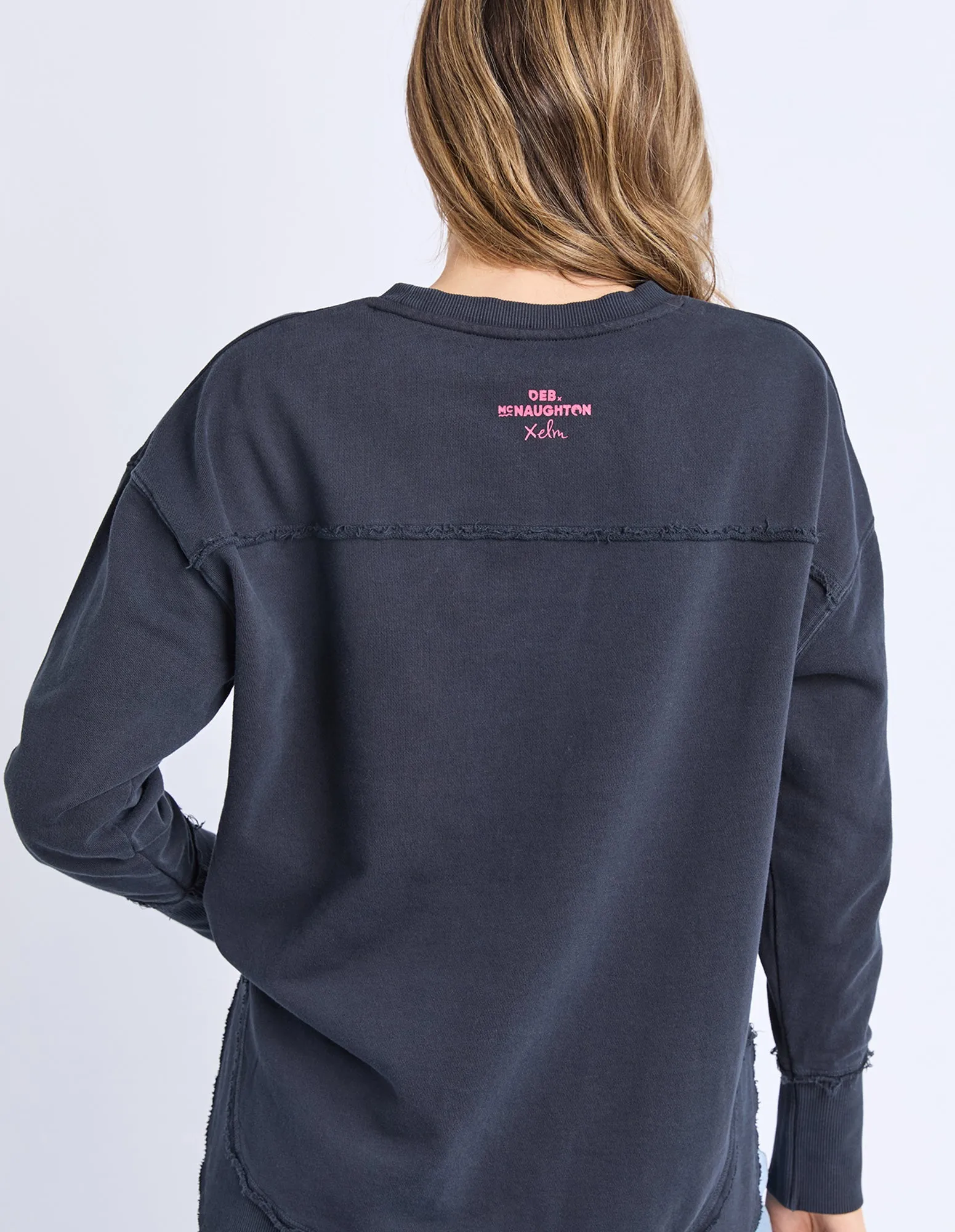 Flaming Heart Crew Navy sold by Elm Lifestyle product image thumbnail 4