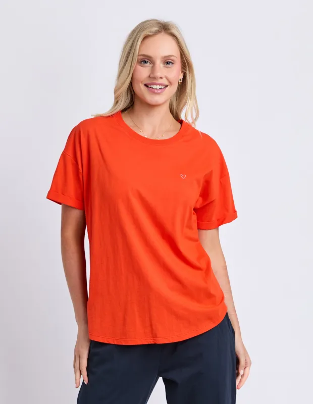 Halli Short Sleeve Tee Tangello made by Elm Lifestyle