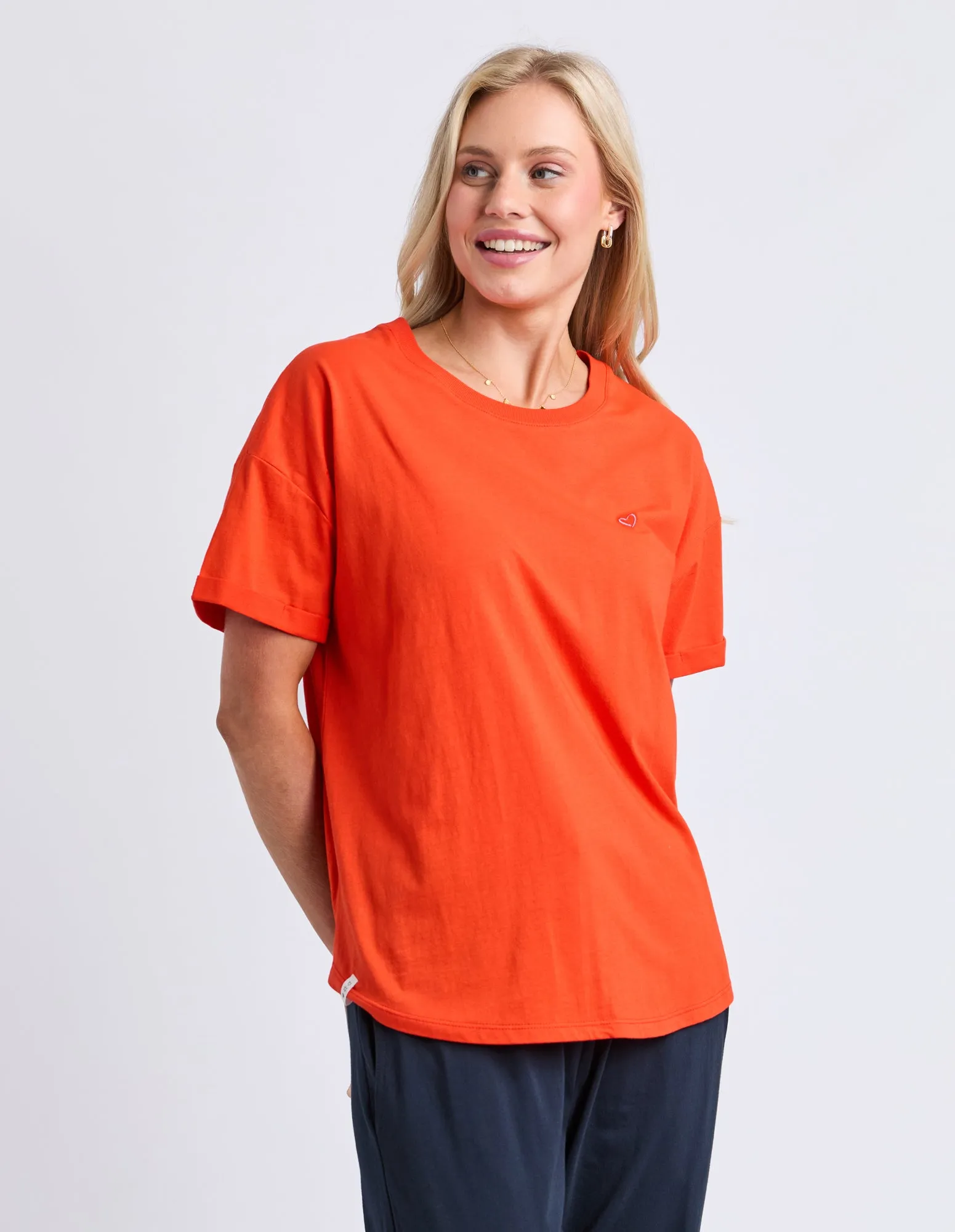 Halli Short Sleeve Tee Tangello sold by Elm Lifestyle product image thumbnail 4