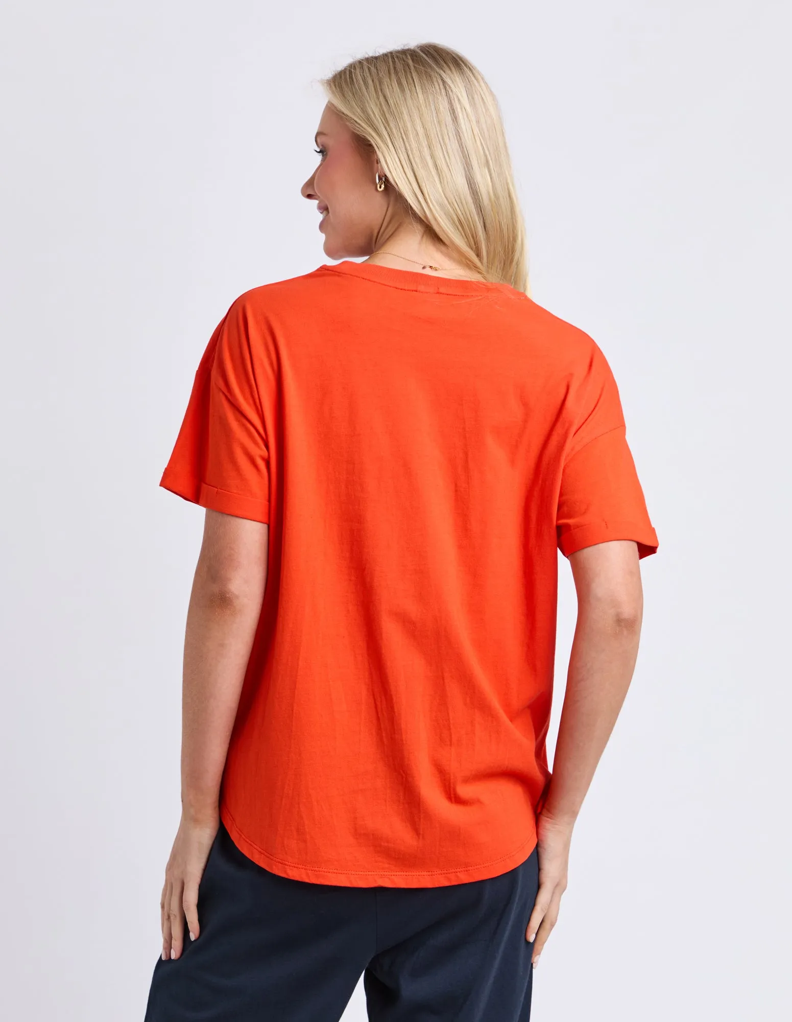 Halli Short Sleeve Tee Tangello sold by Elm Lifestyle product image thumbnail 3