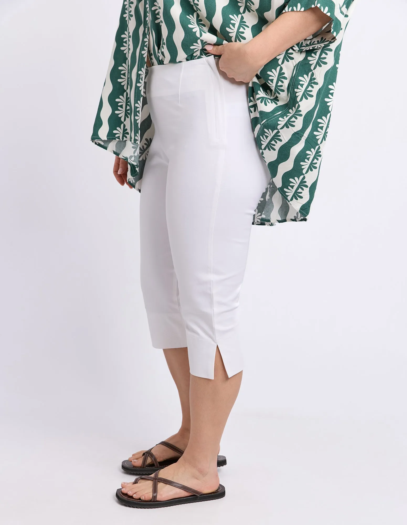 Capri Pant White sold by Elm Lifestyle product image thumbnail 4