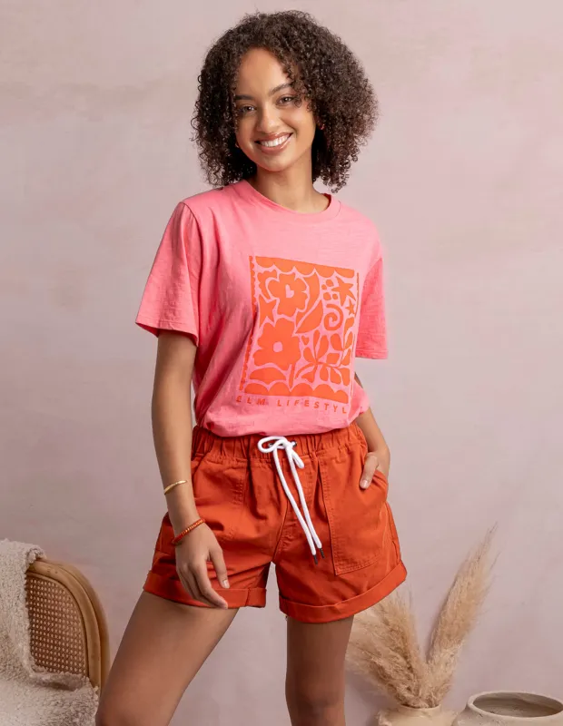Winona Tee Pink Lemonade made by Elm Lifestyle