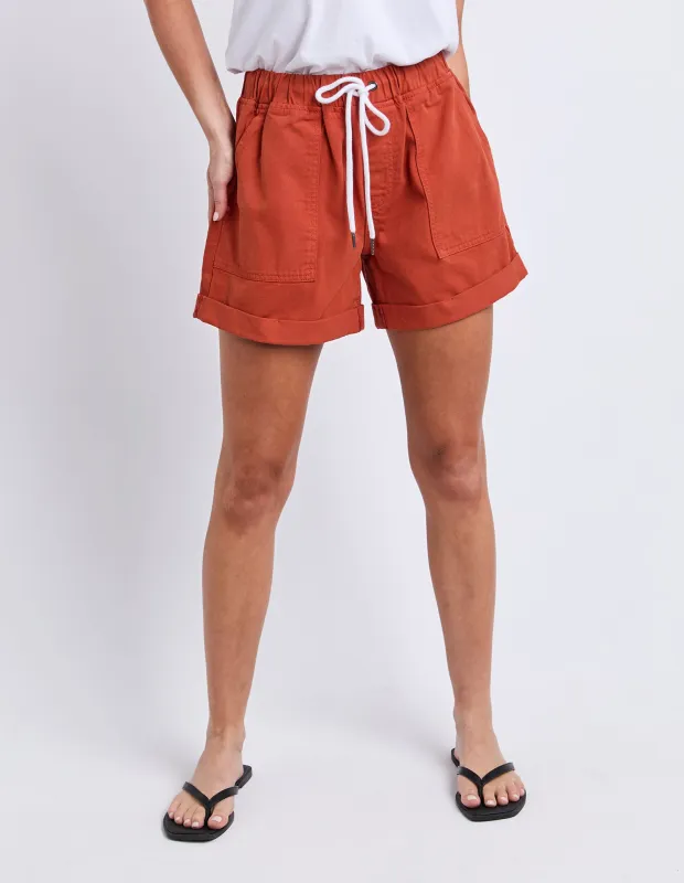 Emma Relaxed Short Earth Brown made by Elm Lifestyle