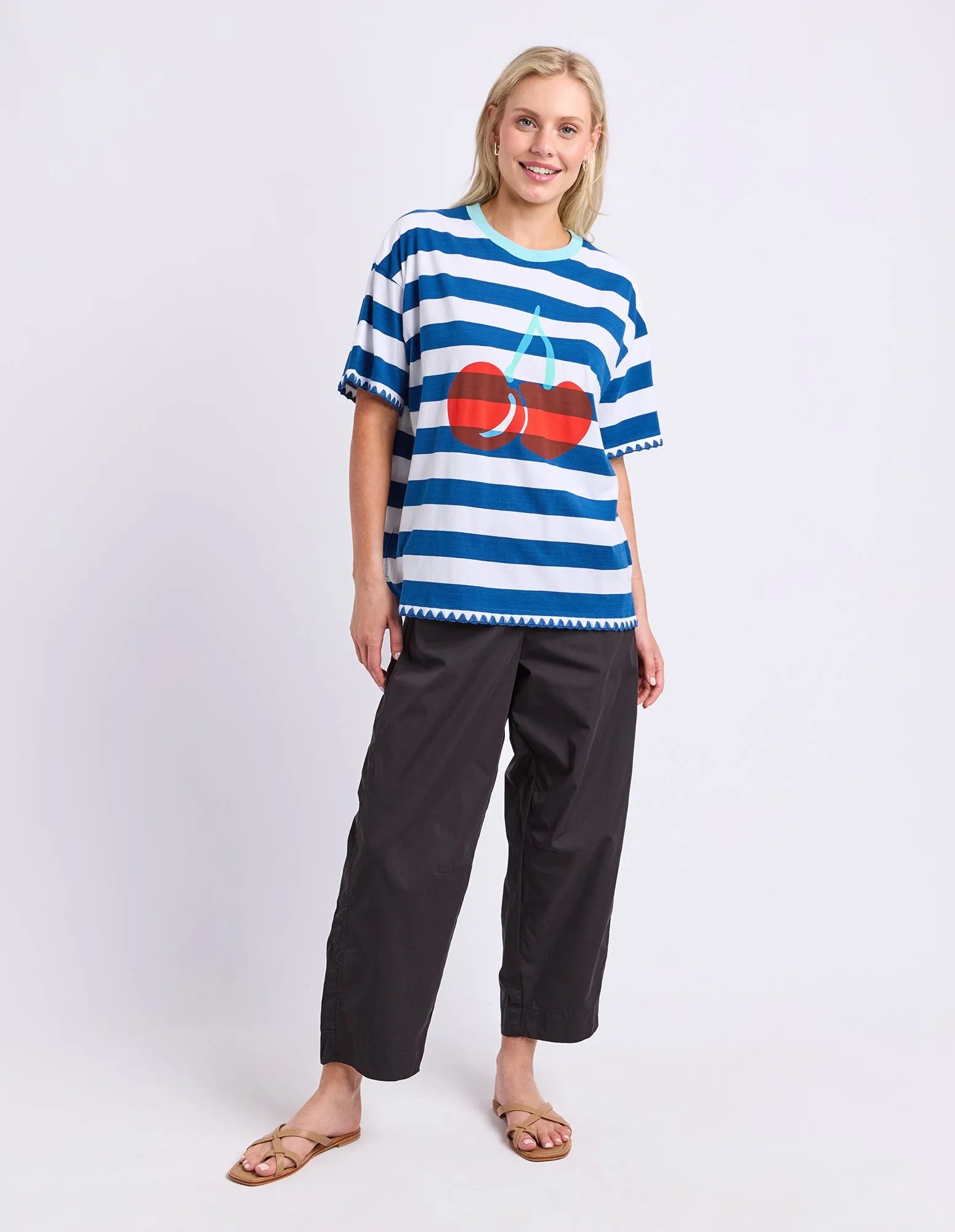 Cherry Tee China Blue Stripe sold by Elm Lifestyle product image thumbnail 3