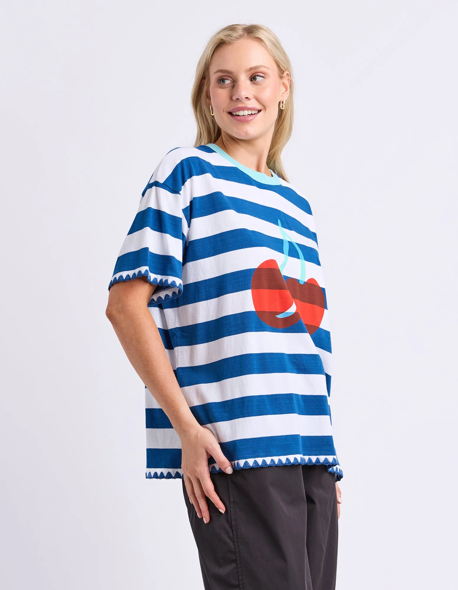 Cherry Tee China Blue Stripe sold by Elm Lifestyle product image thumbnail 5