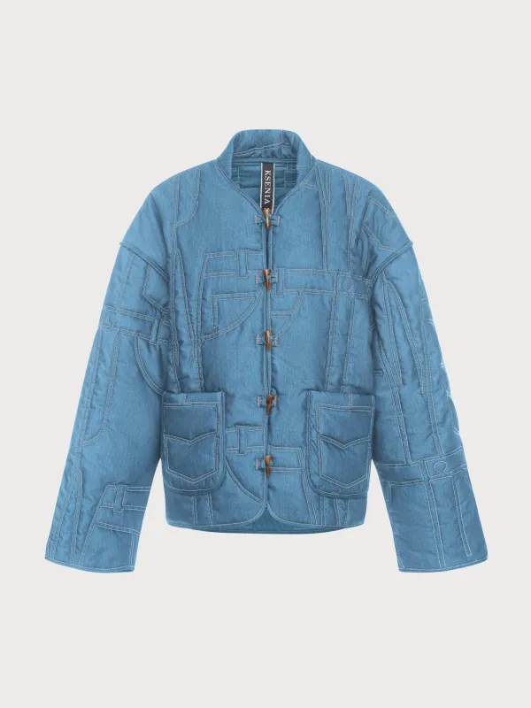 Quilted Denim Jacket sold by KSENIASCHNAIDER