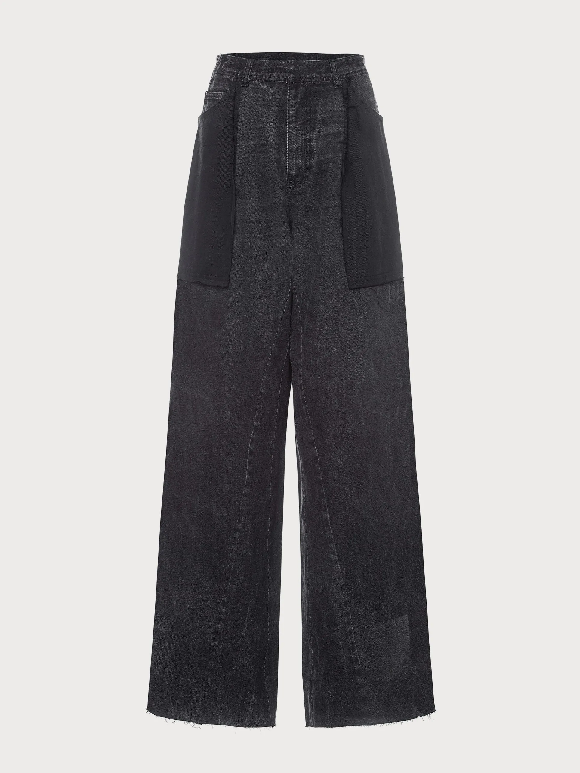 Reworked Jeans with Contrast Pockets sold by KSENIASCHNAIDER product image thumbnail 4