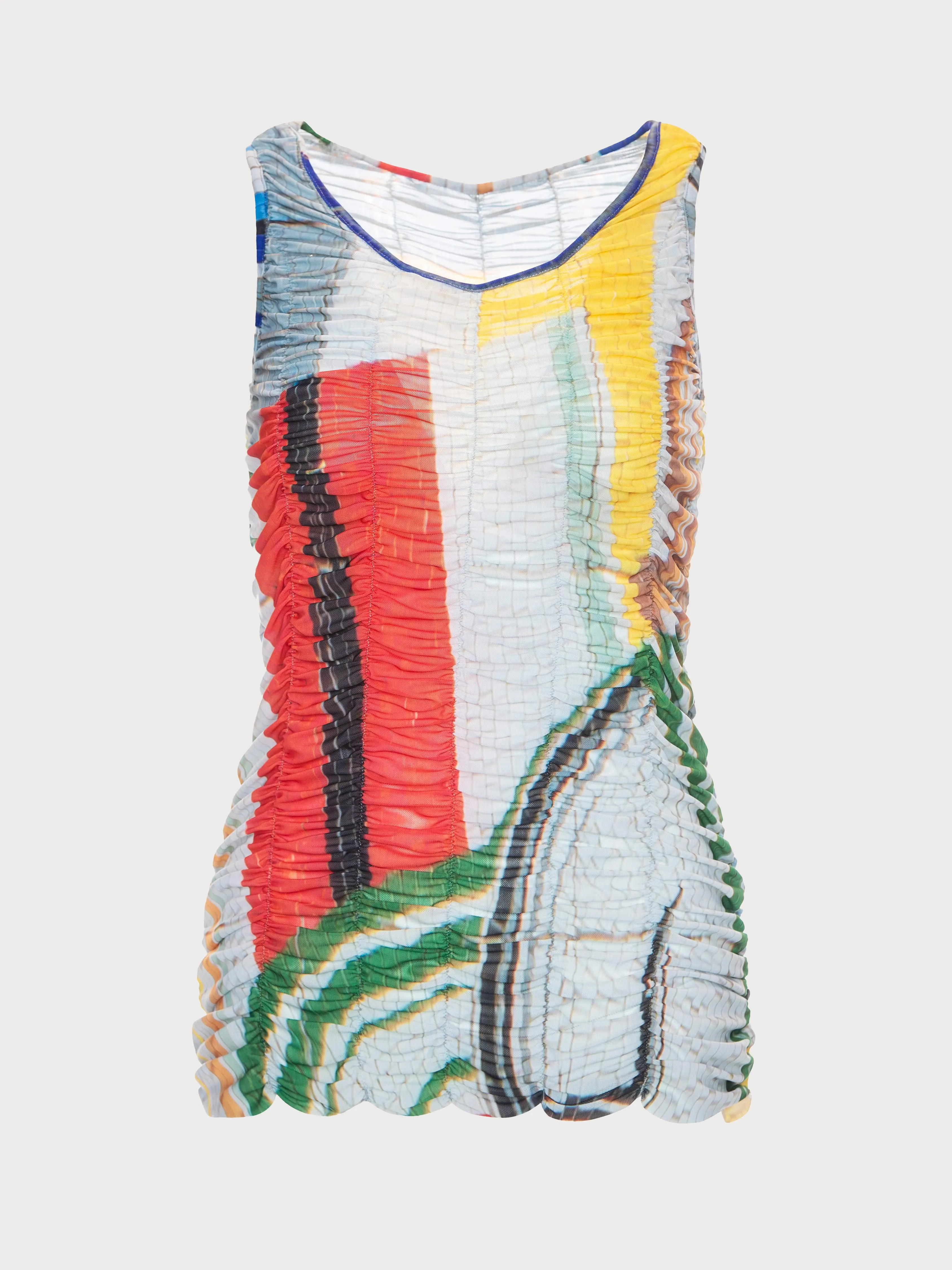 Draped Mosaic Tank Top sold by KSENIASCHNAIDER