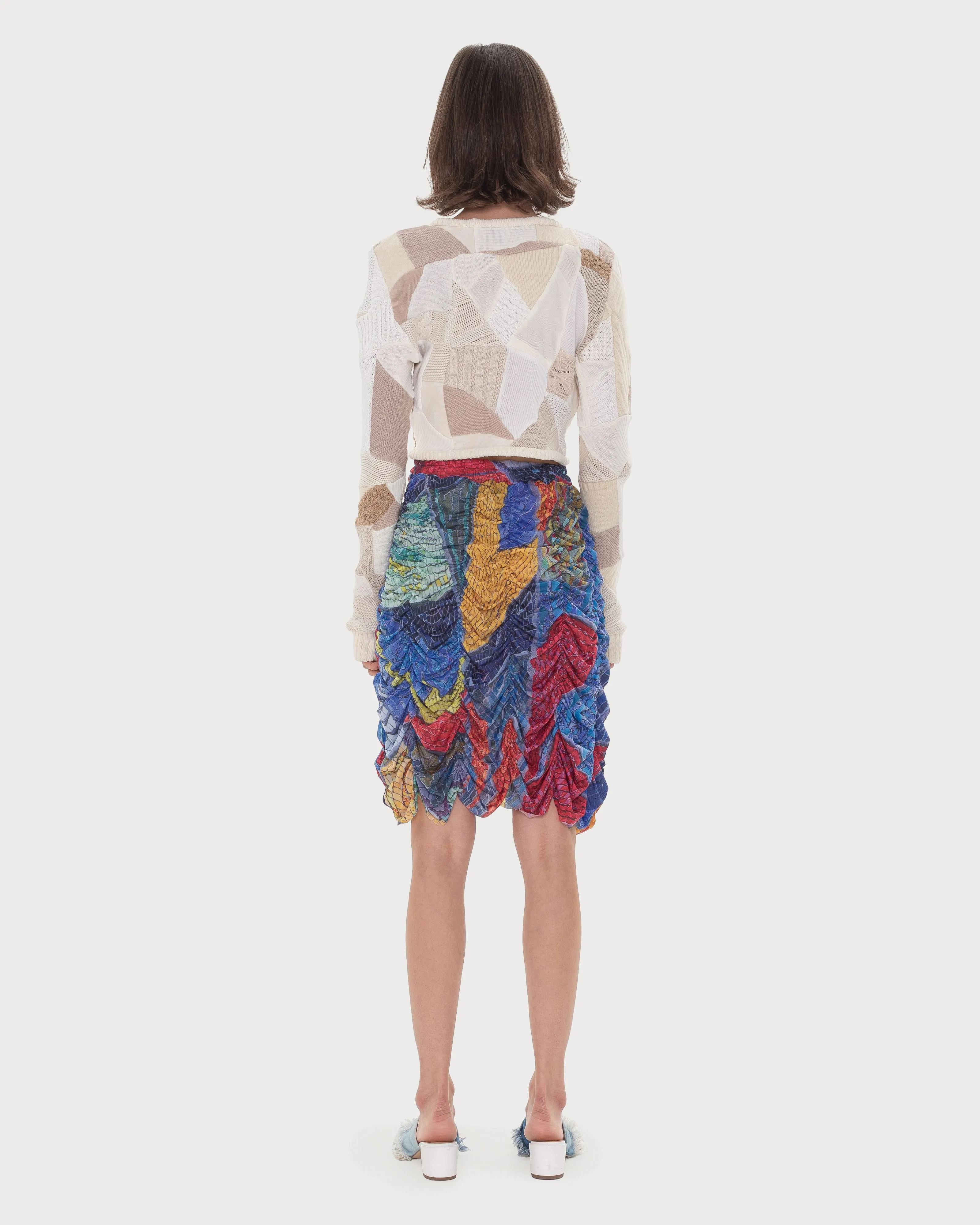 Draped Mosaic Skirt sold by KSENIASCHNAIDER product image thumbnail 4