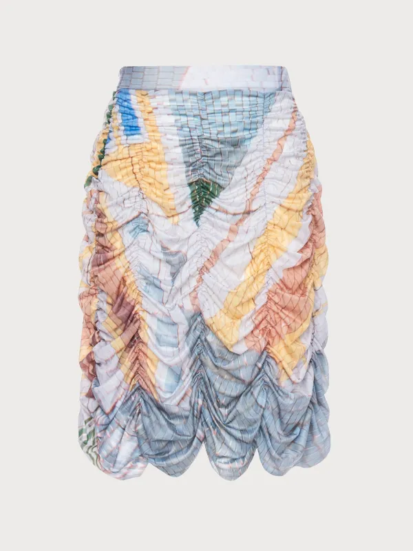 Draped Mosaic Skirt sold by KSENIASCHNAIDER