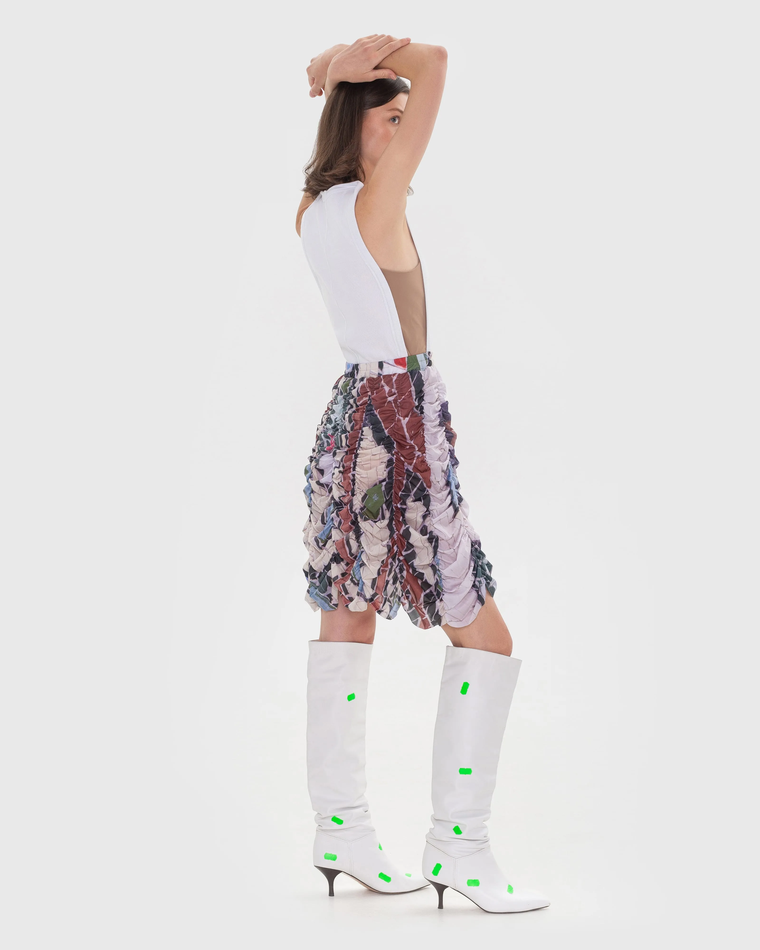 Draped Mosaic Skirt sold by KSENIASCHNAIDER product image thumbnail 3