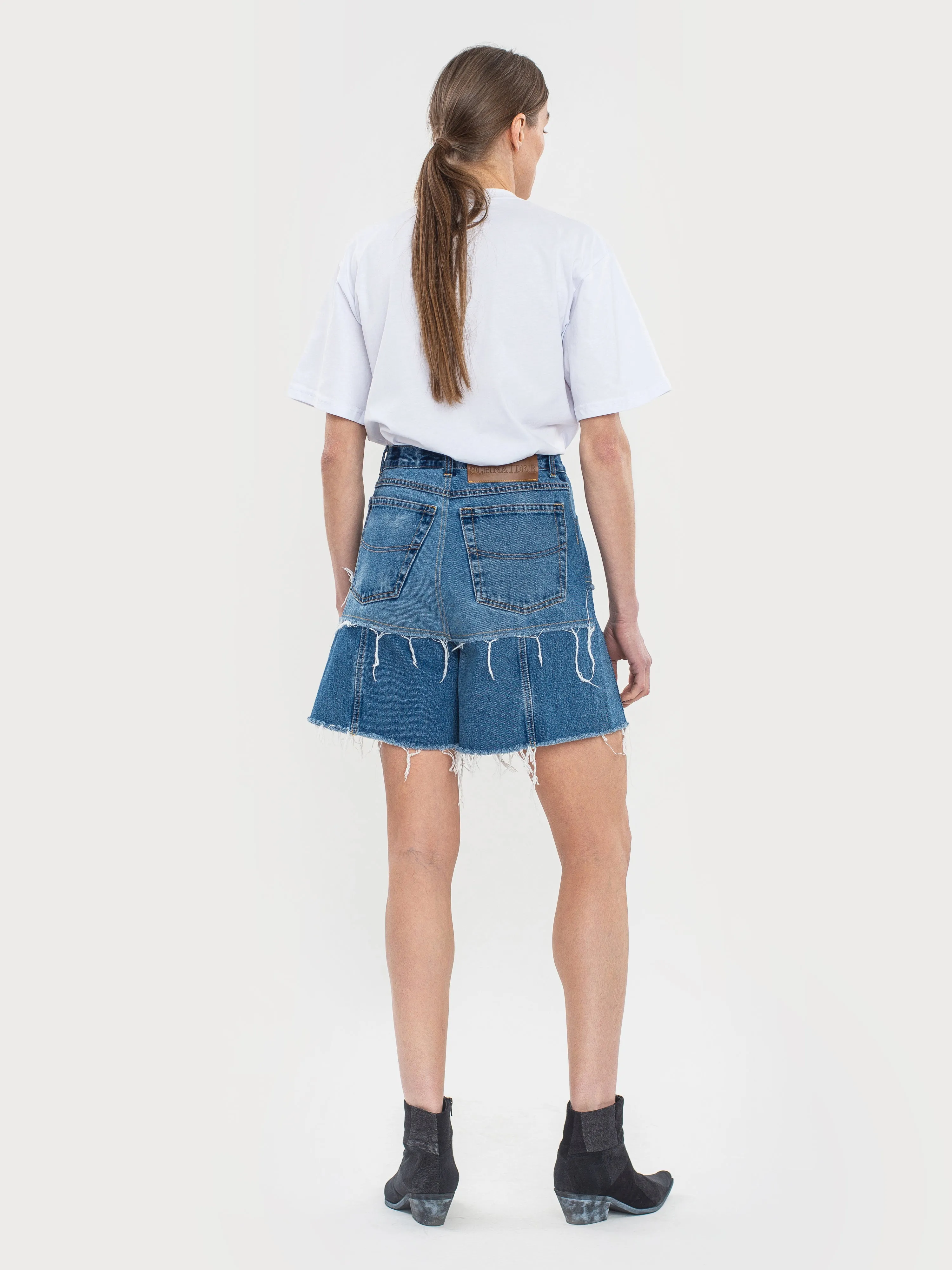 Reworked Denim Shorts sold by KSENIASCHNAIDER product image thumbnail 4