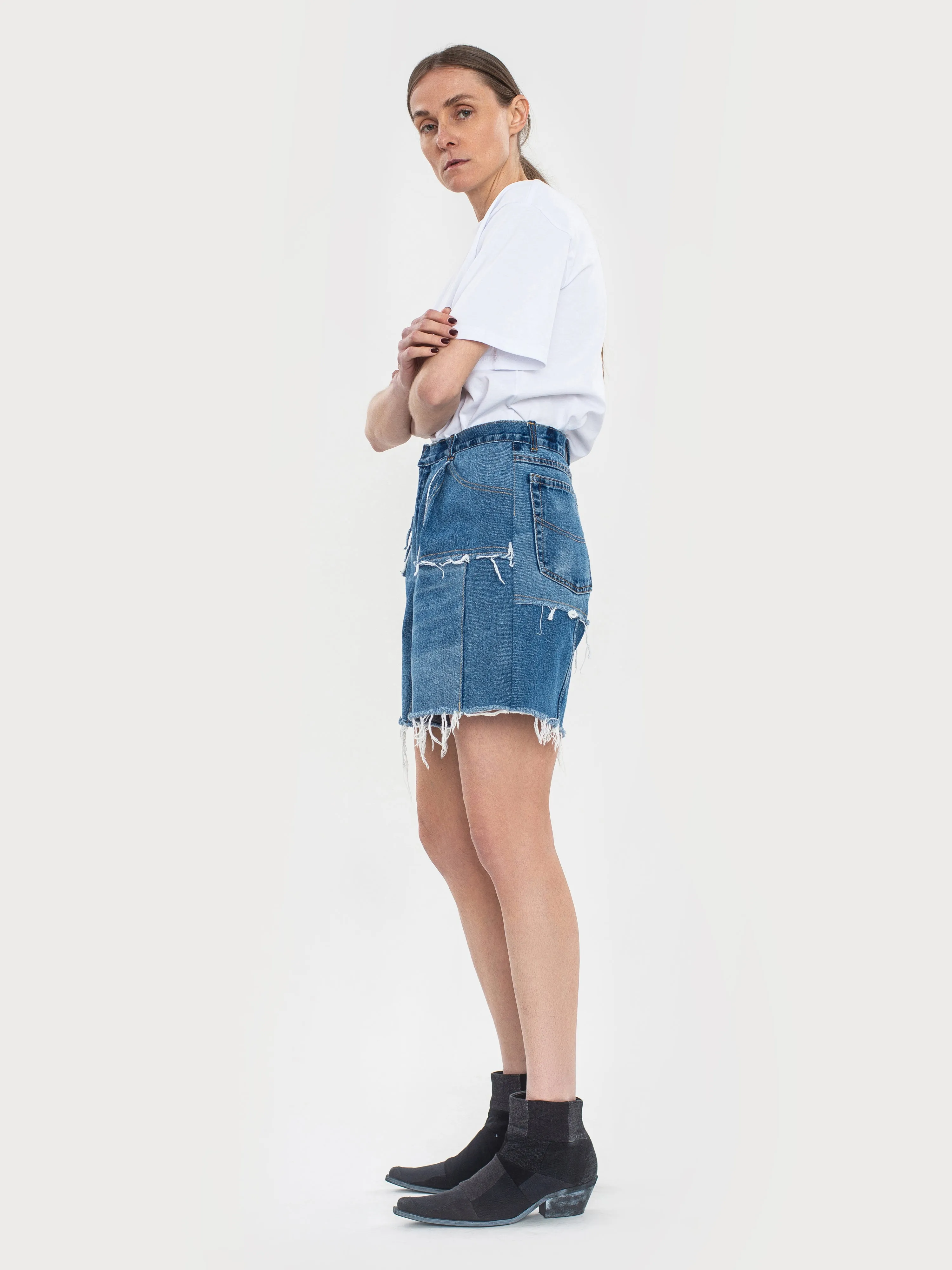 Reworked Denim Shorts sold by KSENIASCHNAIDER product image thumbnail 3