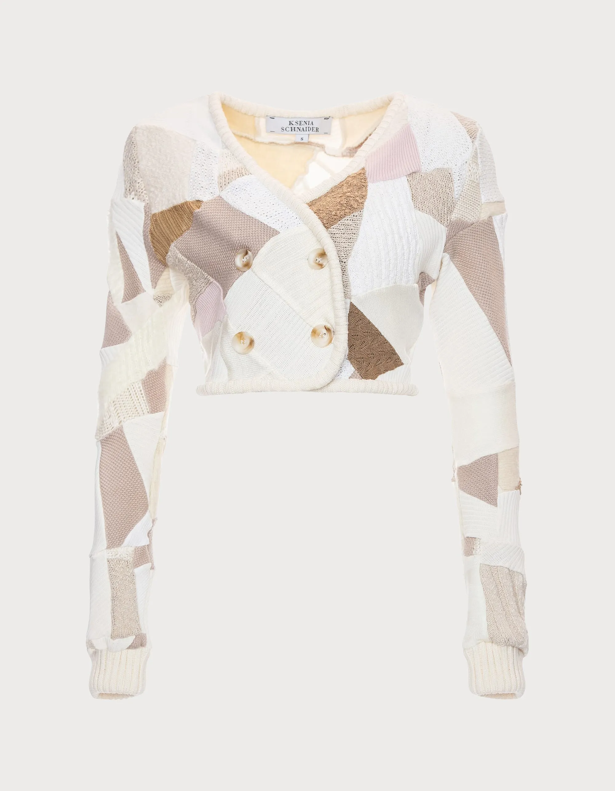 90’s Patchwork Cardigan sold by KSENIASCHNAIDER product image thumbnail 4