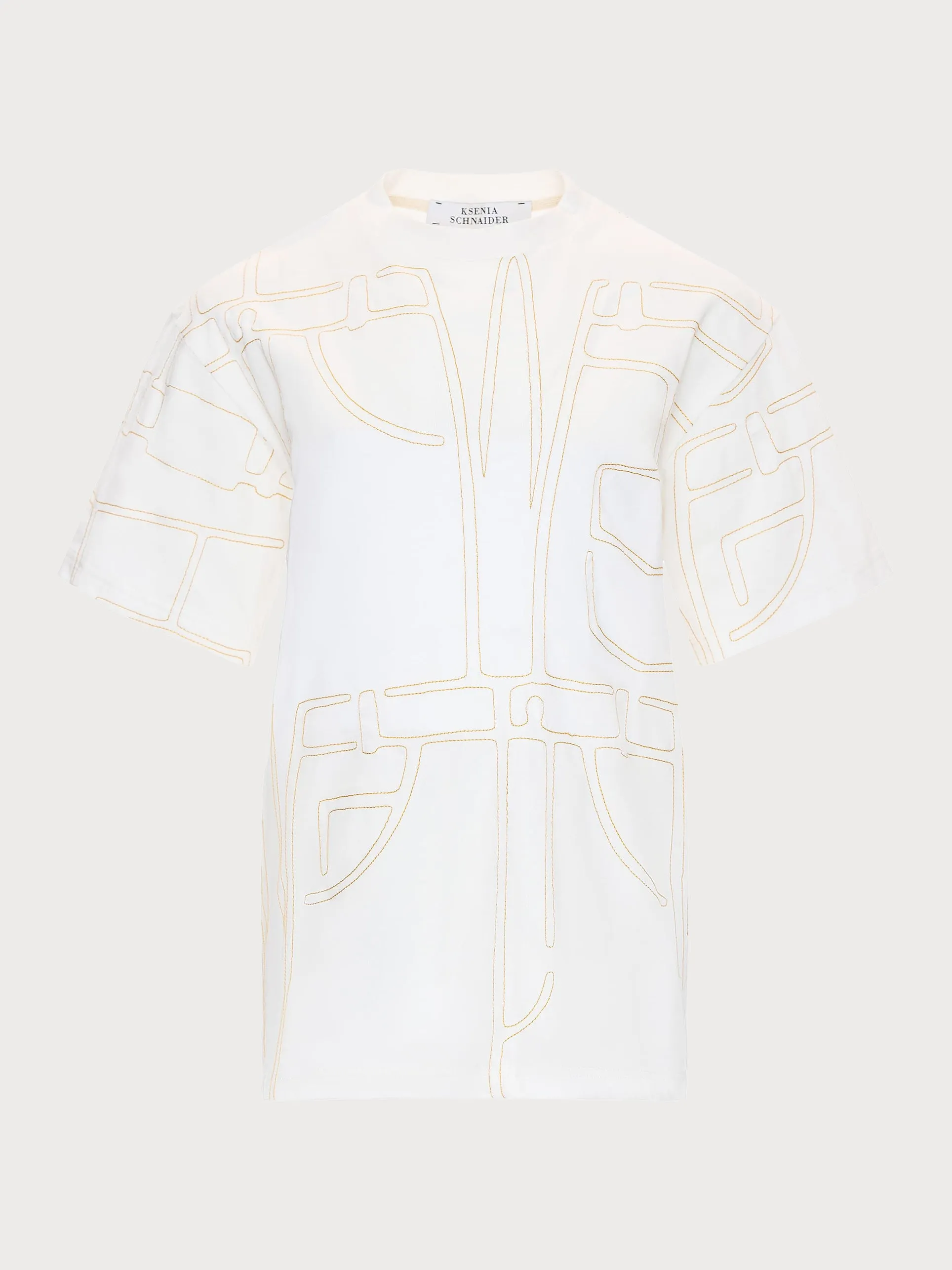 Denim Stitch T-Shirt sold by KSENIASCHNAIDER product image thumbnail 4