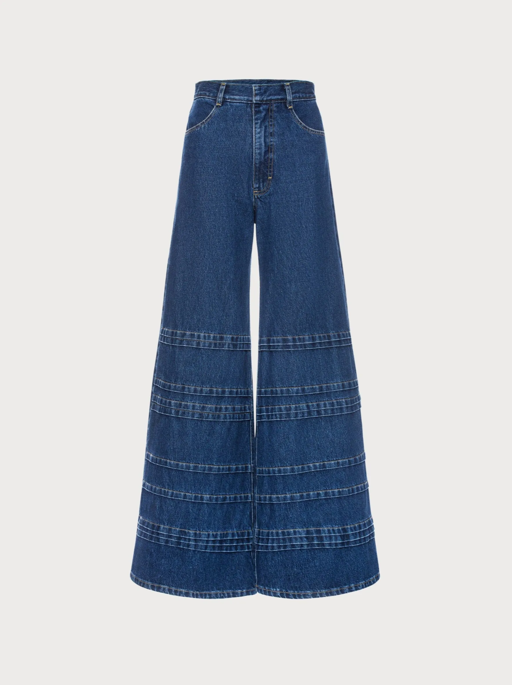 Ladder Quilted Cone Jeans sold by KSENIASCHNAIDER