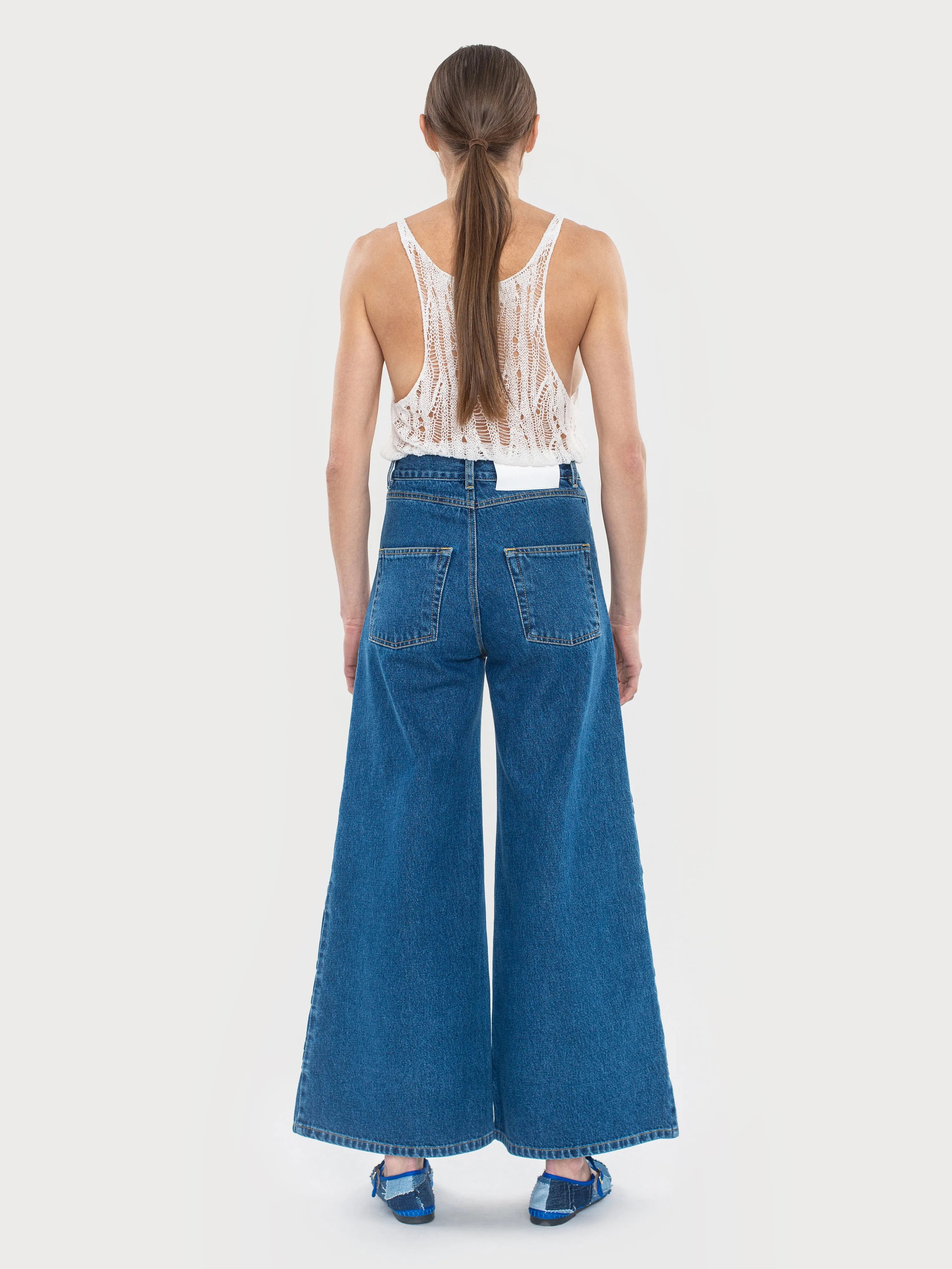 Ladder Quilted Cone Jeans sold by KSENIASCHNAIDER product image thumbnail 4