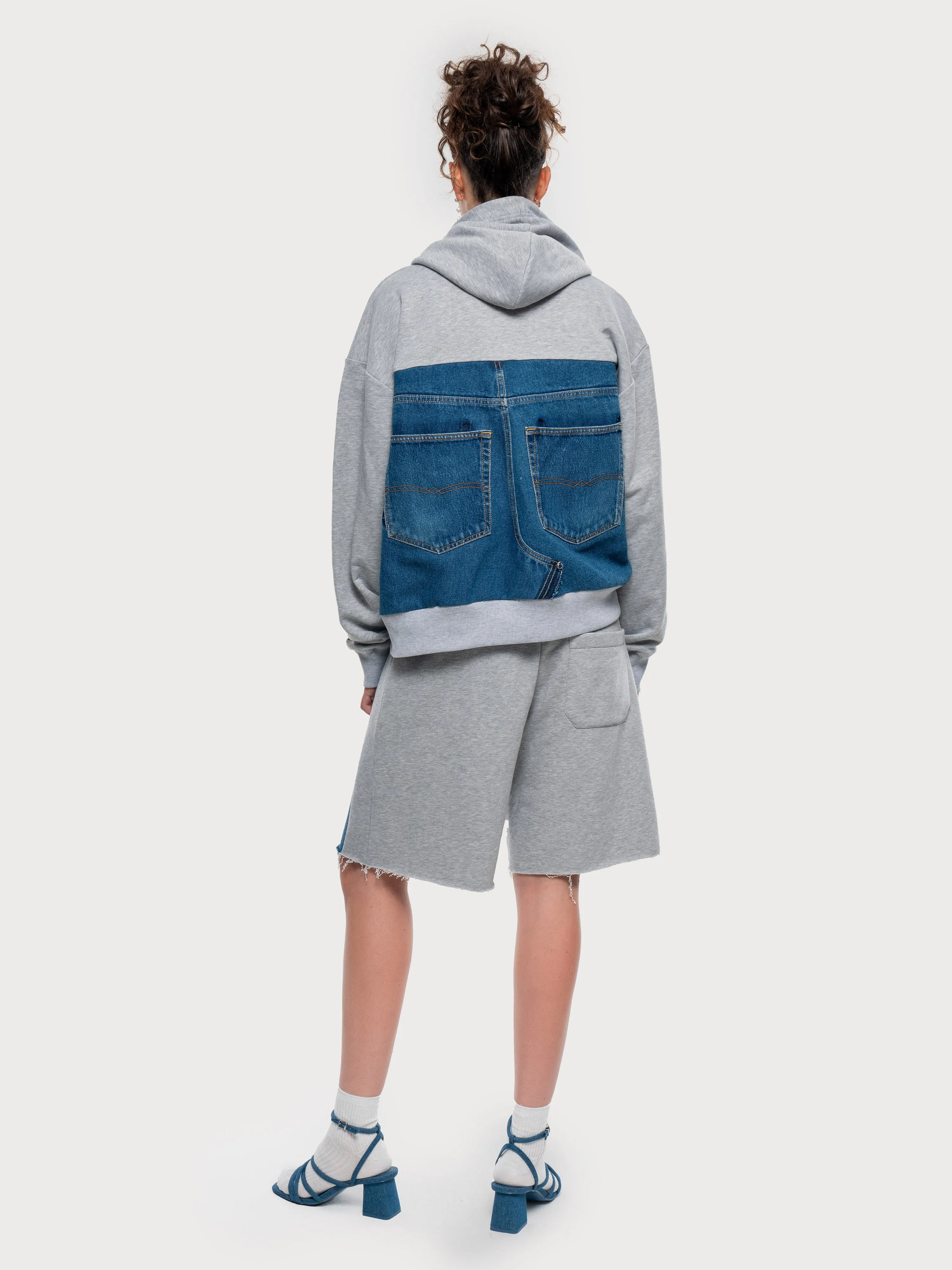 Yin Yang Denim Shorts sold by KSENIASCHNAIDER product image thumbnail 2