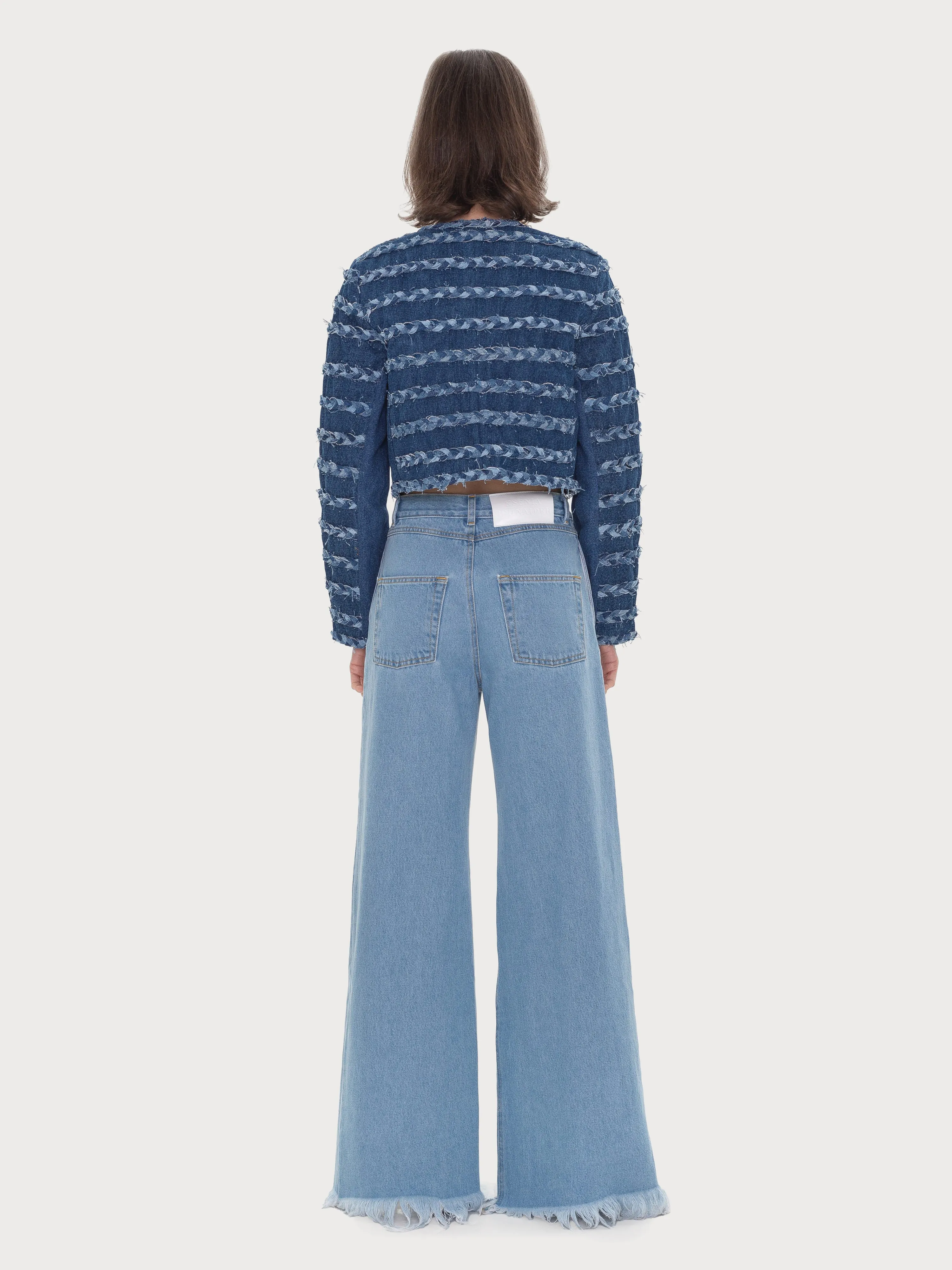 Front Splits Flared Jeans sold by KSENIASCHNAIDER product image thumbnail 3