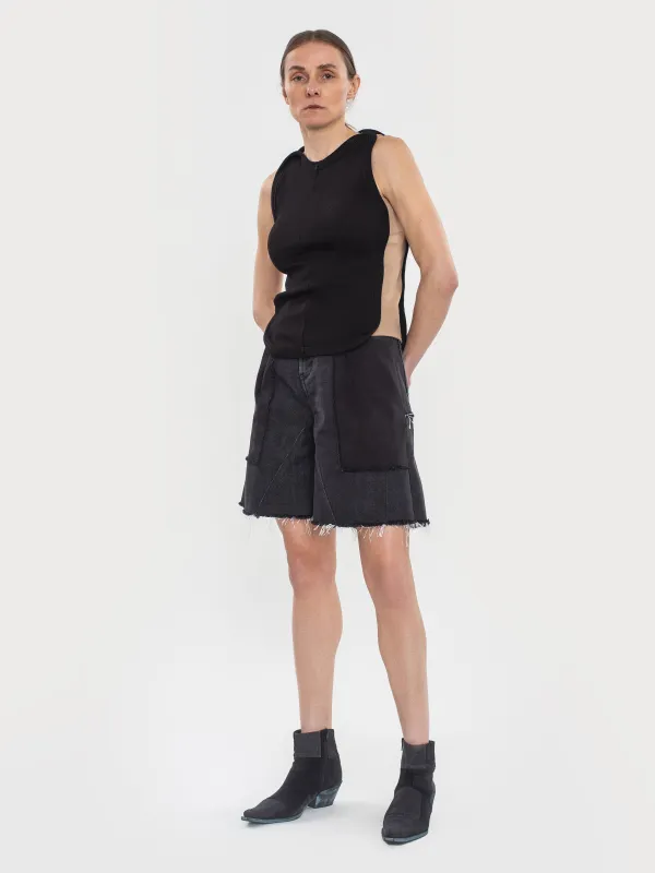 Tank Top with Nude Side Panels sold by KSENIASCHNAIDER