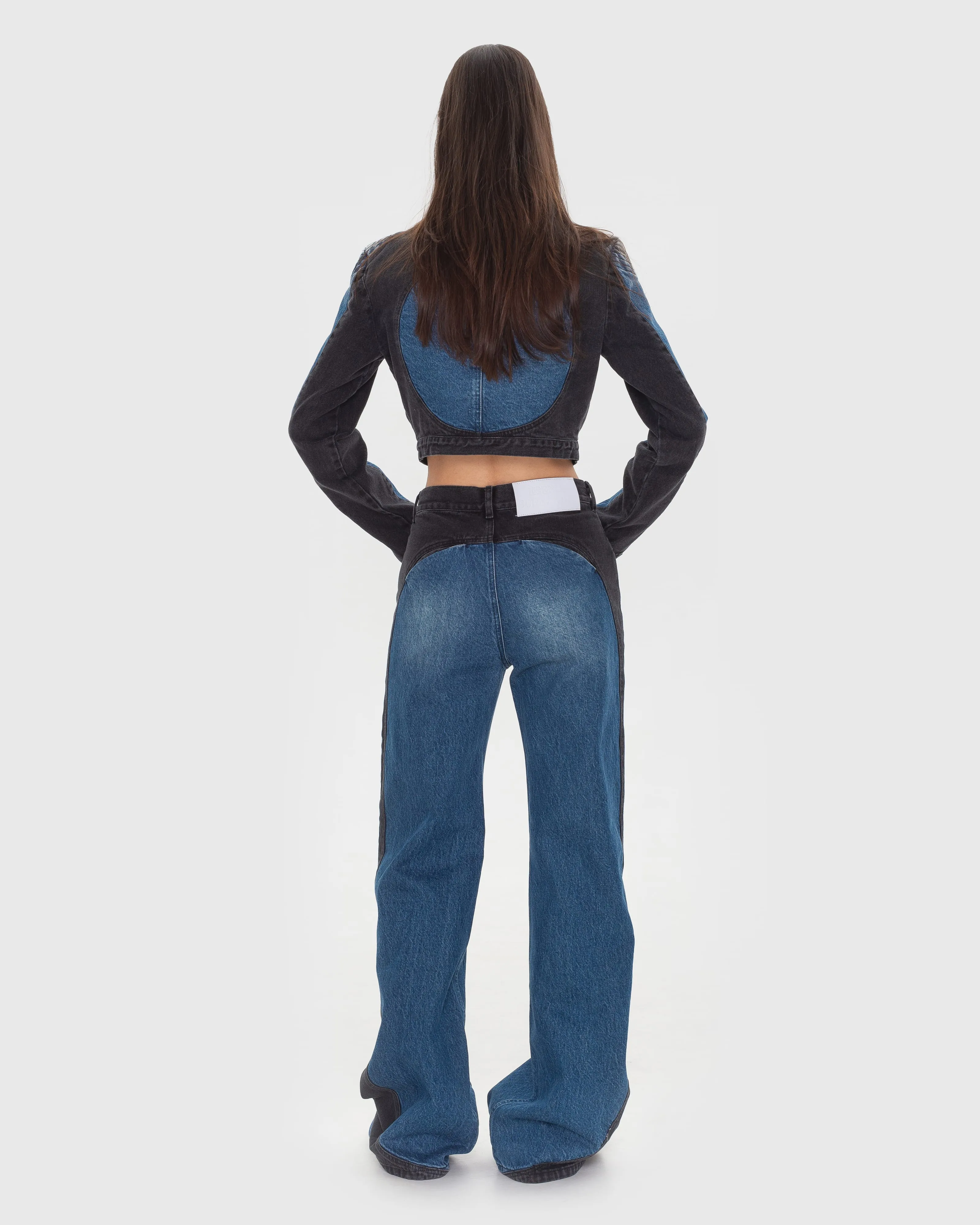Tarot Jeans with Contrast Oval Details sold by KSENIASCHNAIDER product image thumbnail 3