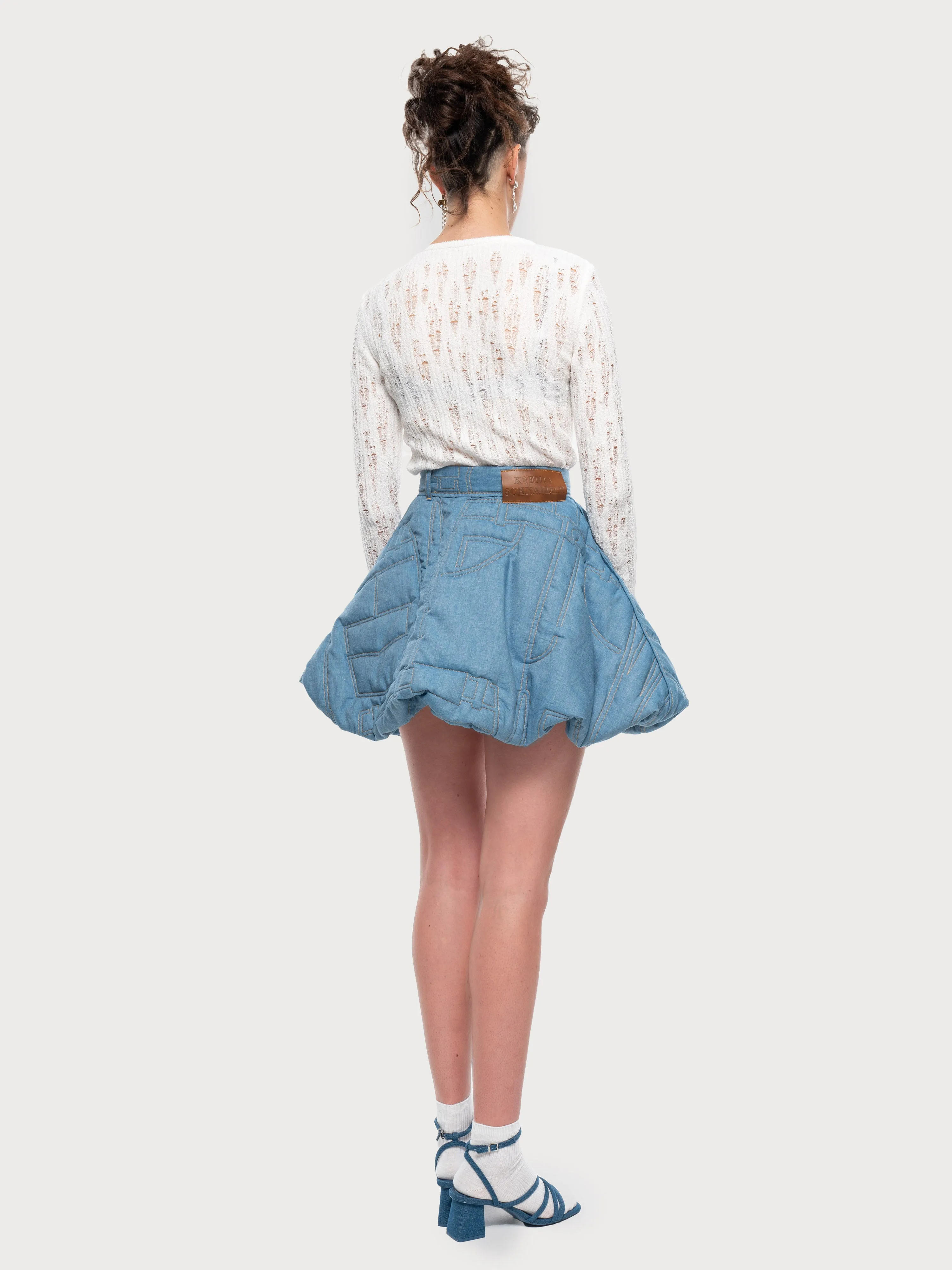 Distressed Knitted Long Sleeve Sweater sold by KSENIASCHNAIDER product image thumbnail 2