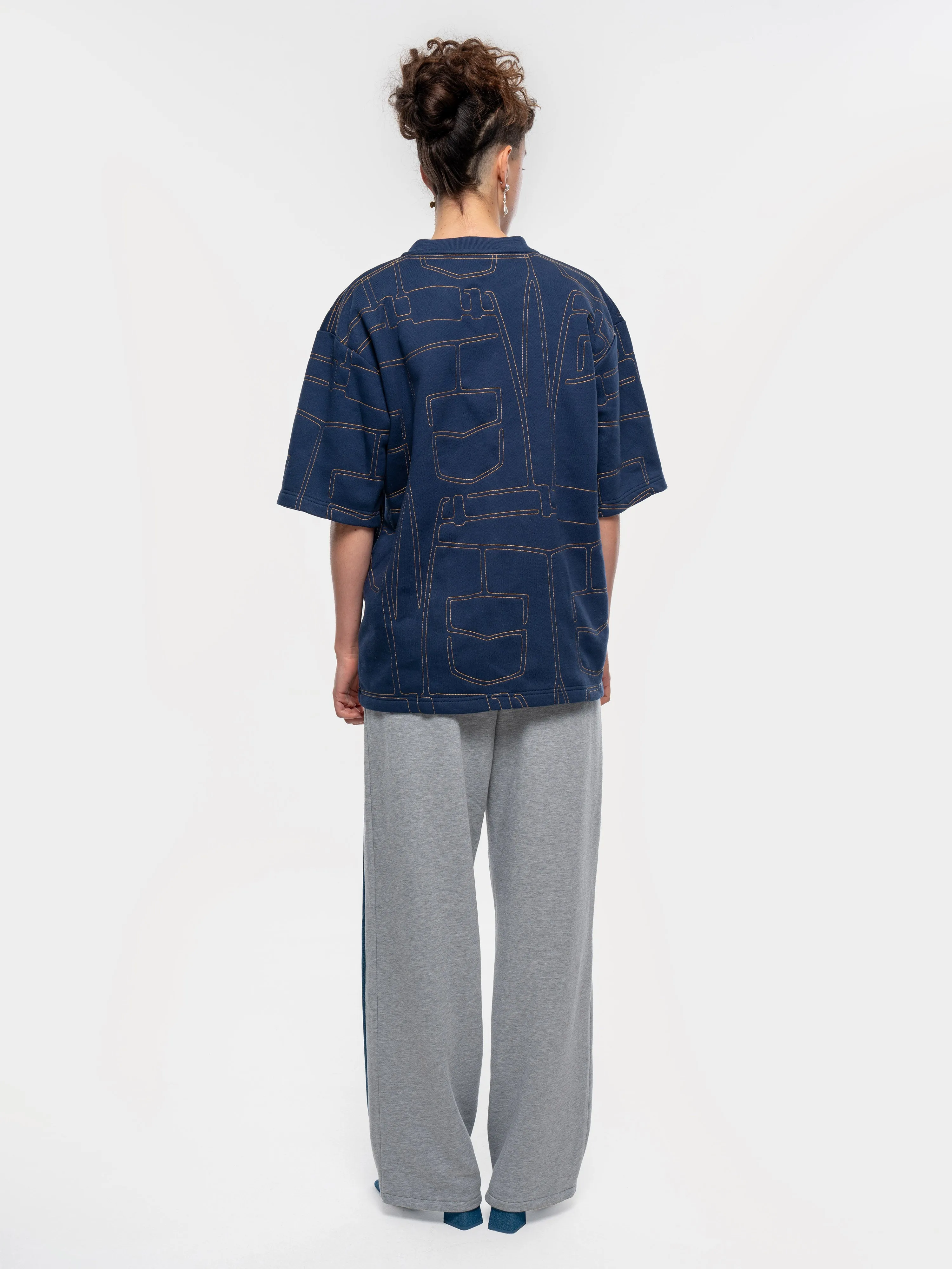 Denim Stitch T-Shirt sold by KSENIASCHNAIDER product image thumbnail 3