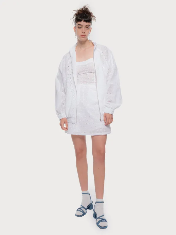 Broderie Anglaise Bomber sold by KSENIASCHNAIDER