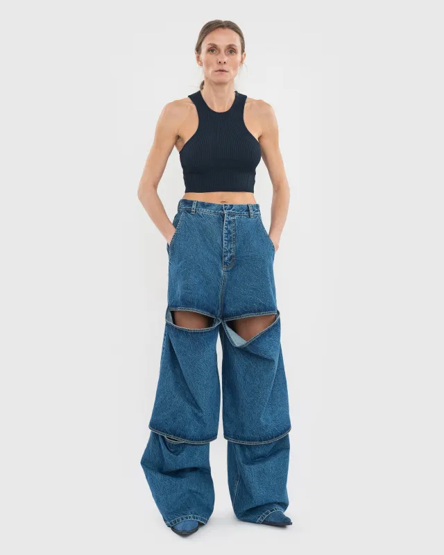 Knee Pads Jeans sold by KSENIASCHNAIDER