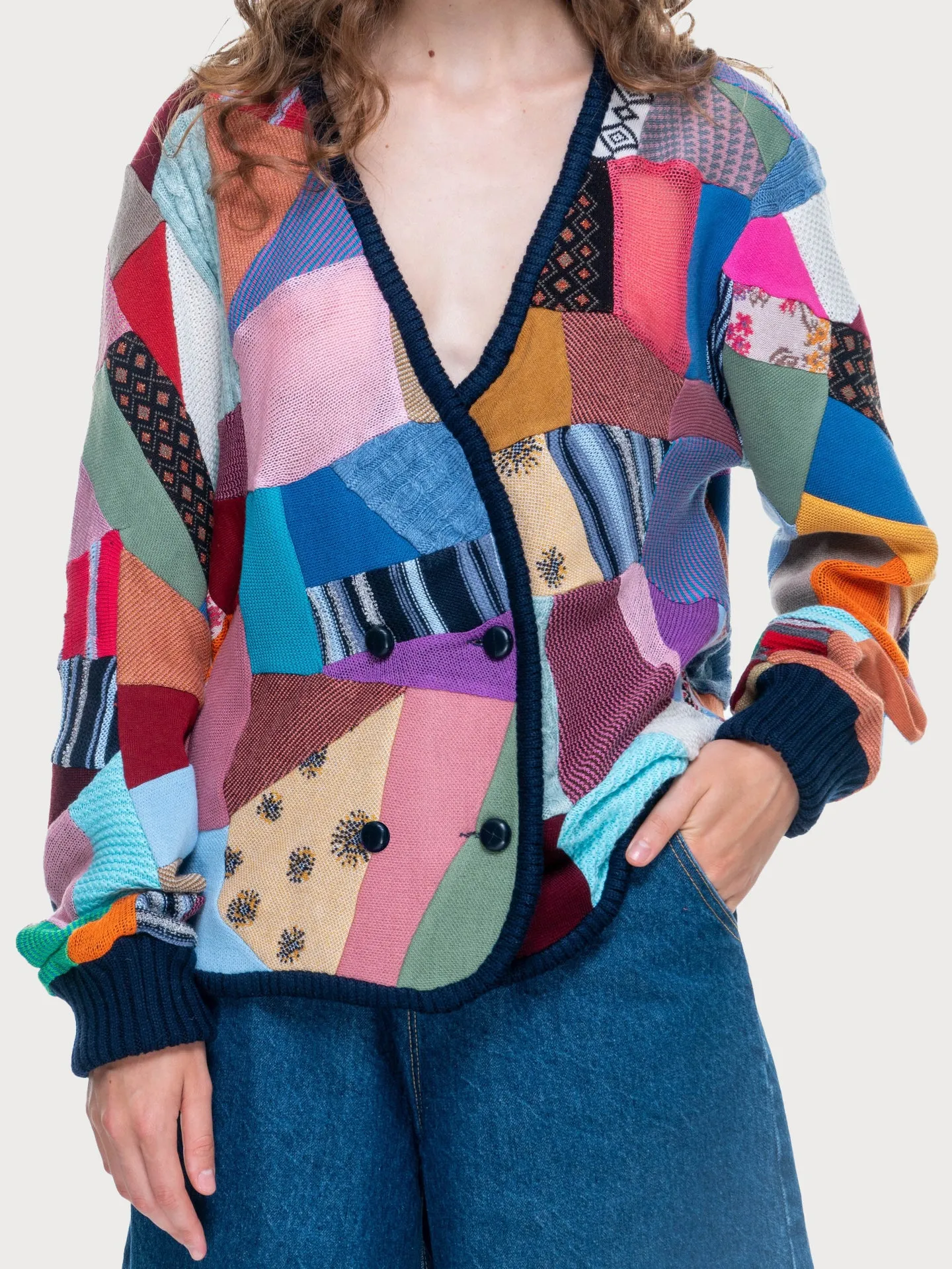 Long Patchwork Cardigan sold by KSENIASCHNAIDER product image thumbnail 4