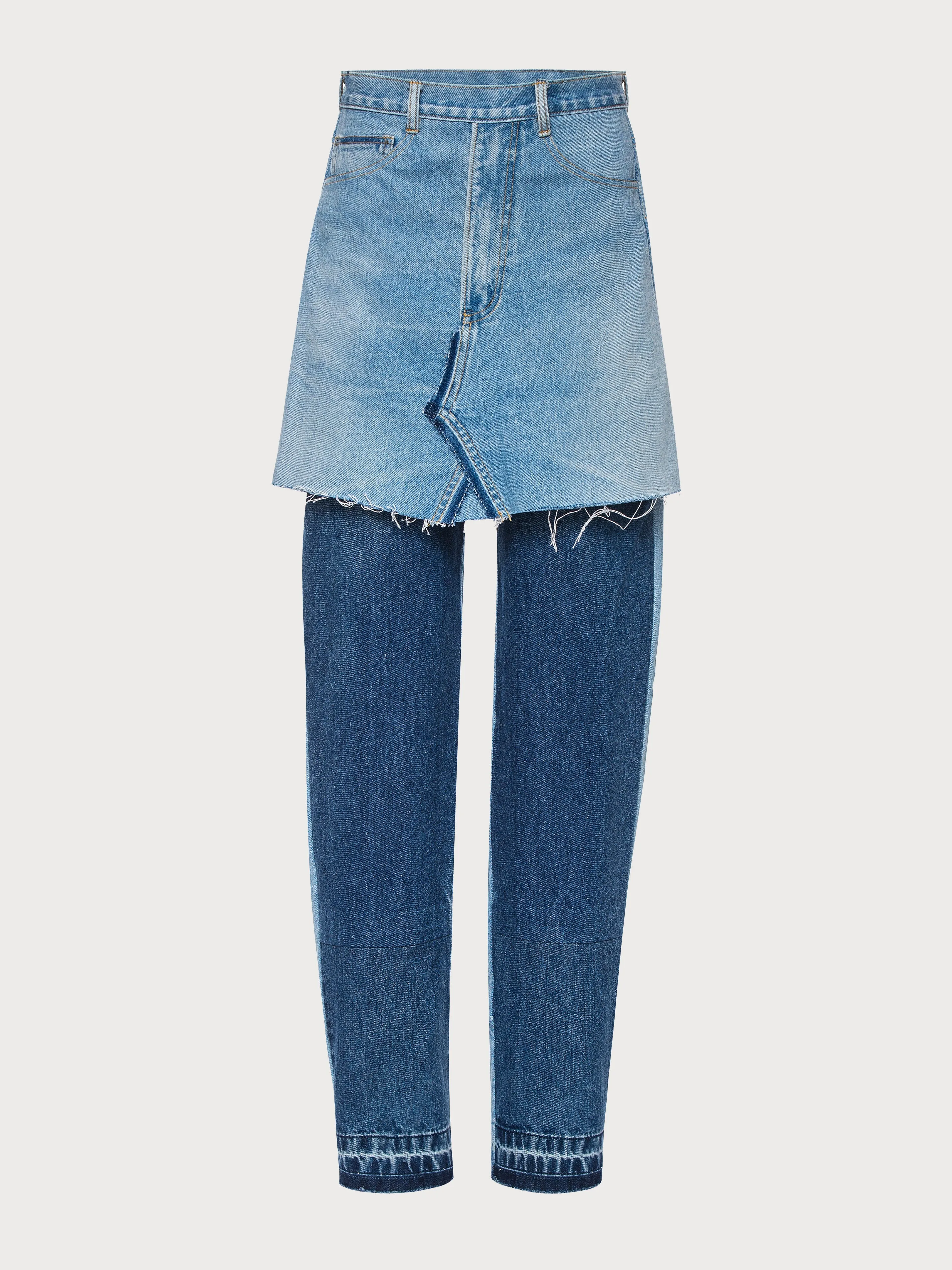 Reworked Skirty Jeans sold by KSENIASCHNAIDER product image thumbnail 4