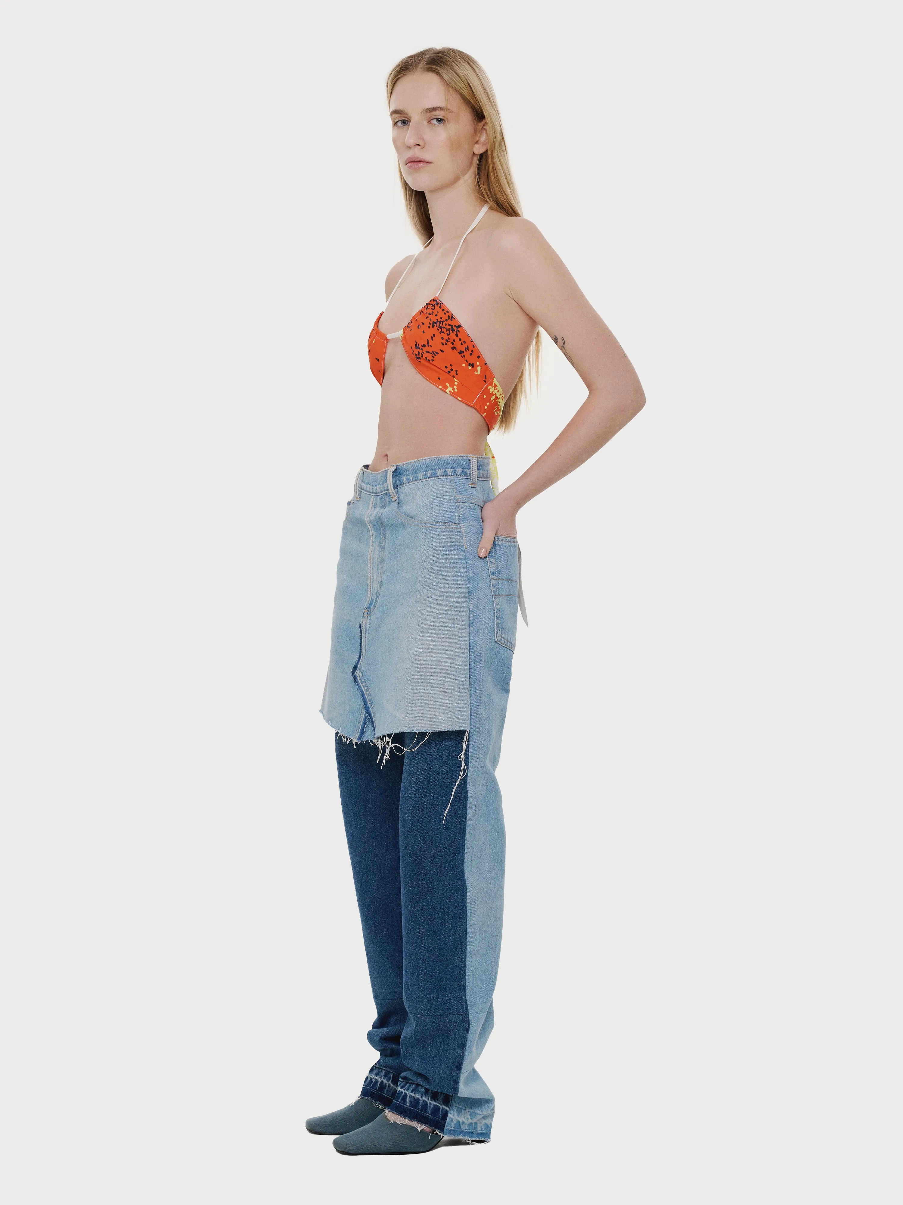 Reworked Skirty Jeans sold by KSENIASCHNAIDER product image thumbnail 2