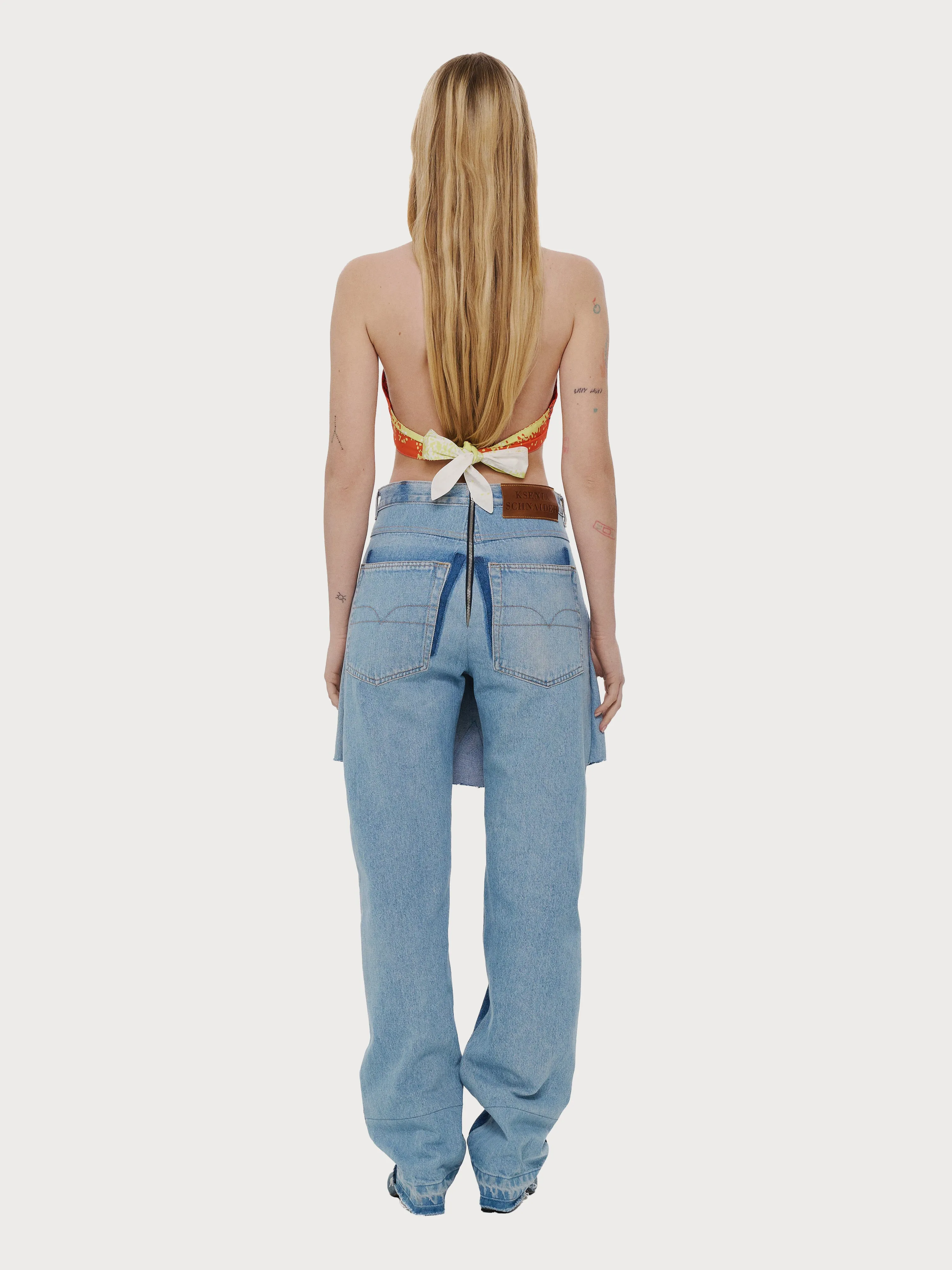 Reworked Skirty Jeans sold by KSENIASCHNAIDER product image thumbnail 3