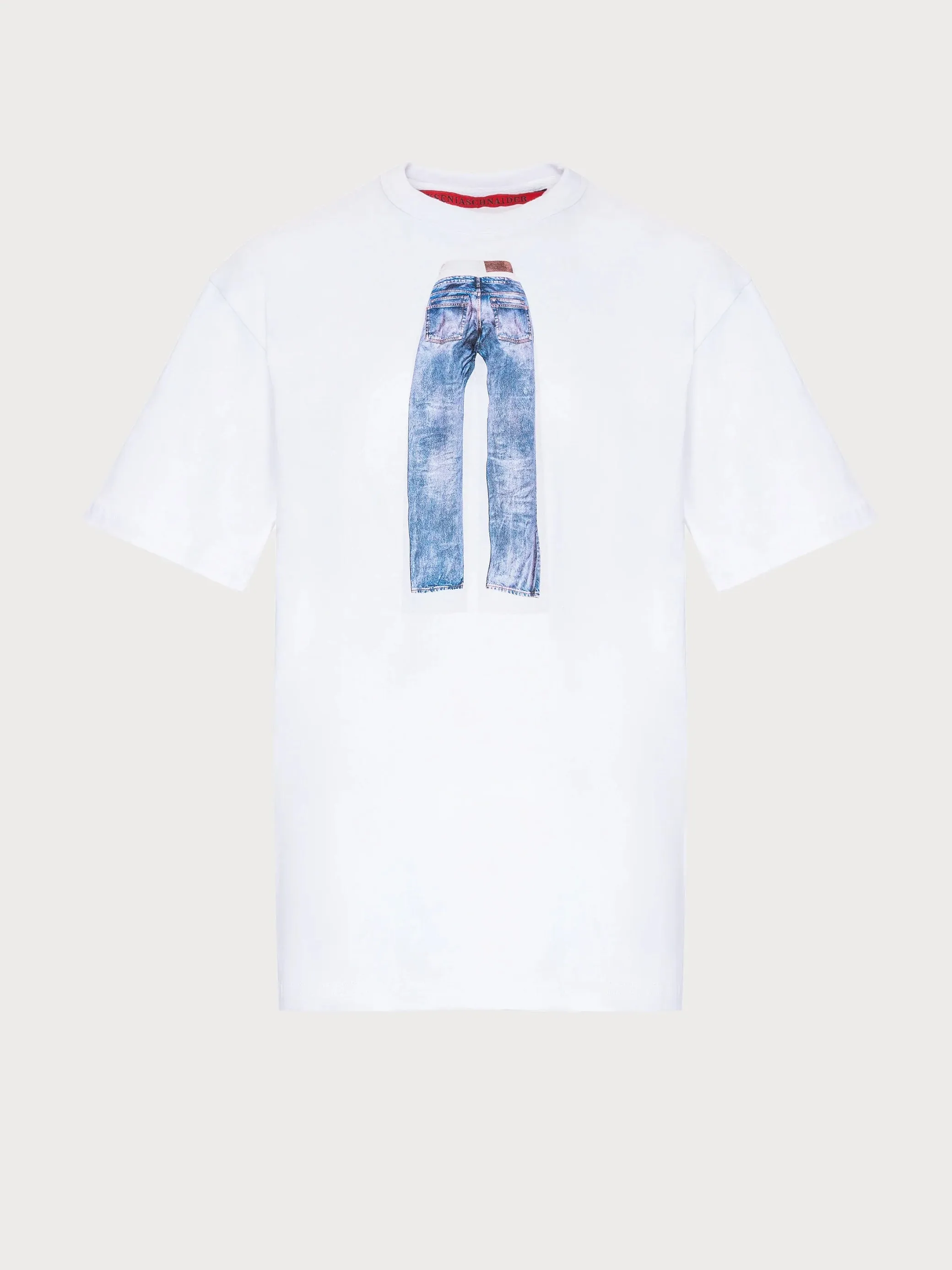 T-shirt with Augmented Jeans sold by KSENIASCHNAIDER product image thumbnail 4