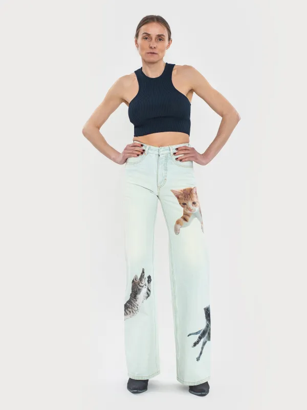 Cats Jeans sold by KSENIASCHNAIDER