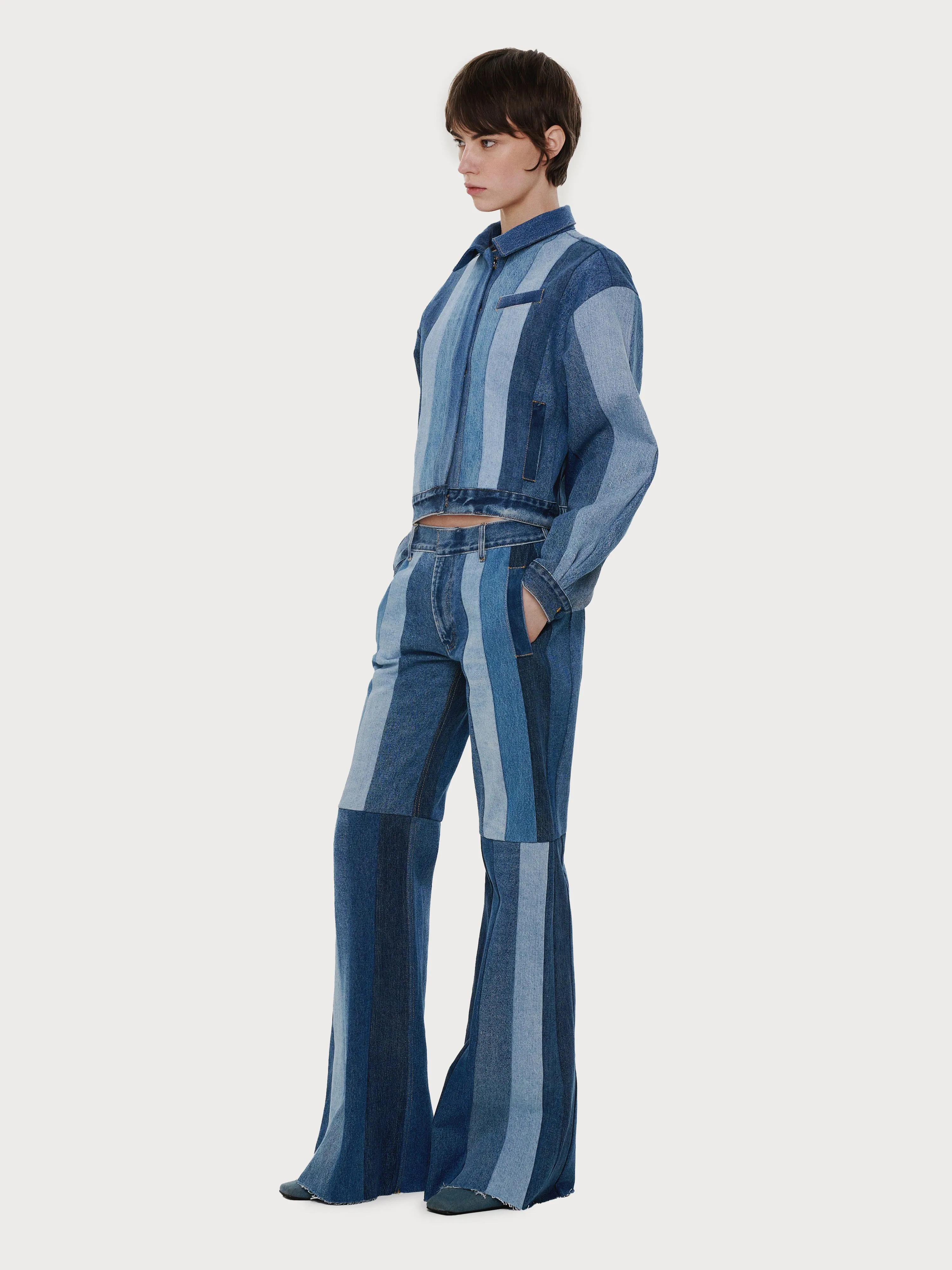 Reworked Striped Jacket sold by KSENIASCHNAIDER product image thumbnail 3