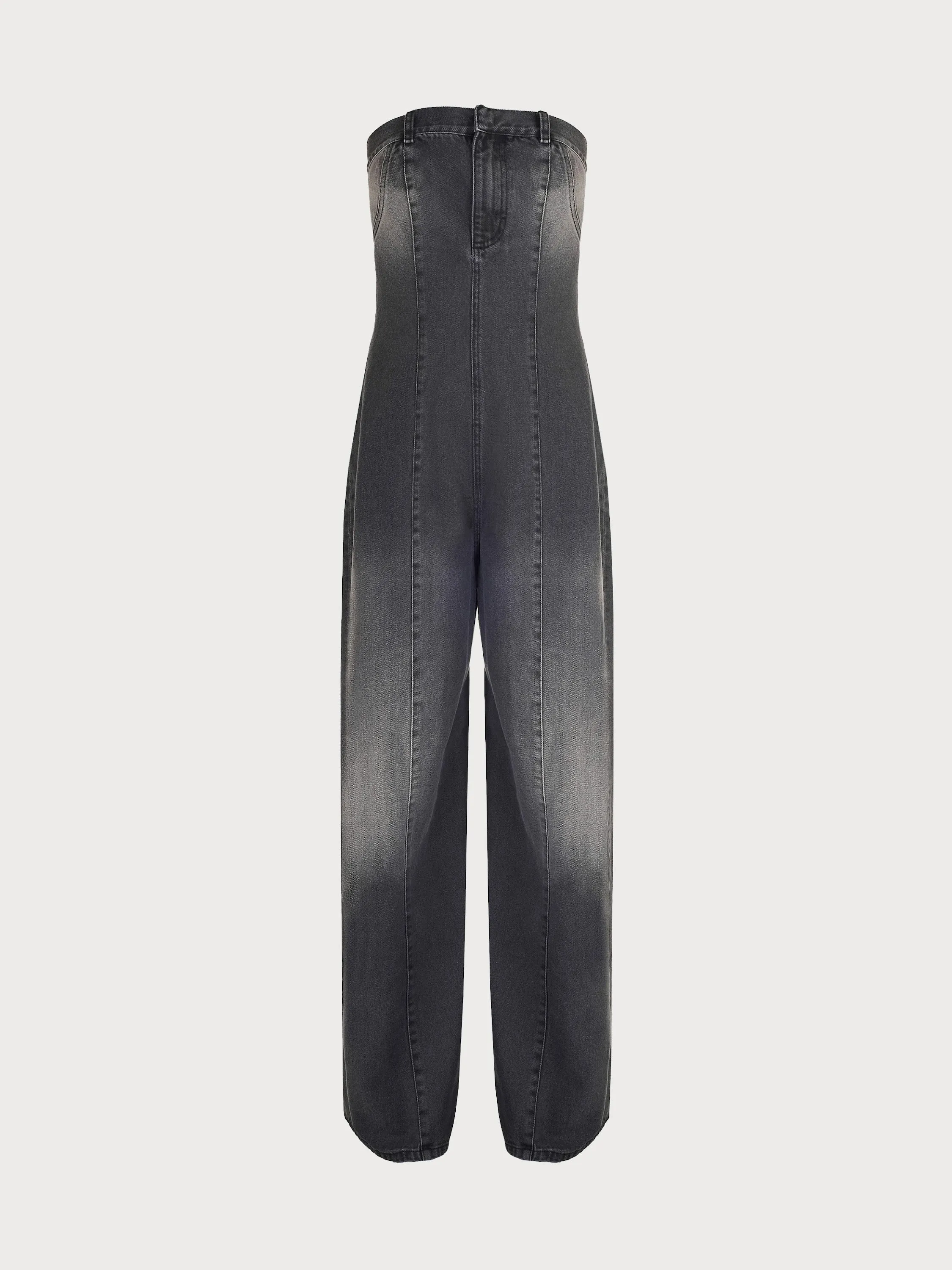 Grey Denim Overall with Rust Wash sold by KSENIASCHNAIDER product image thumbnail 4
