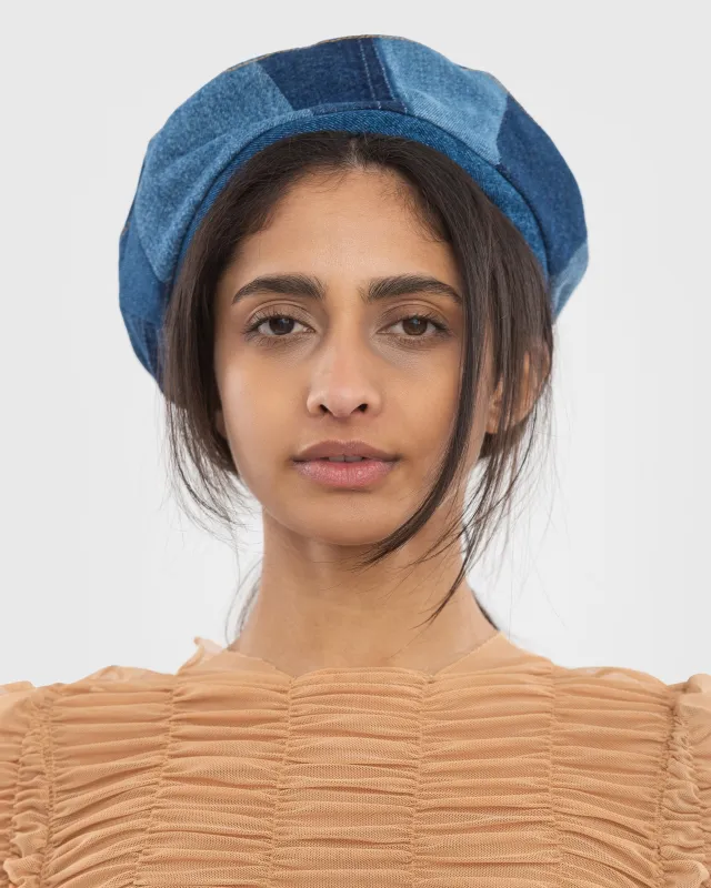 Reworked Mixed Blue Beret sold by KSENIASCHNAIDER