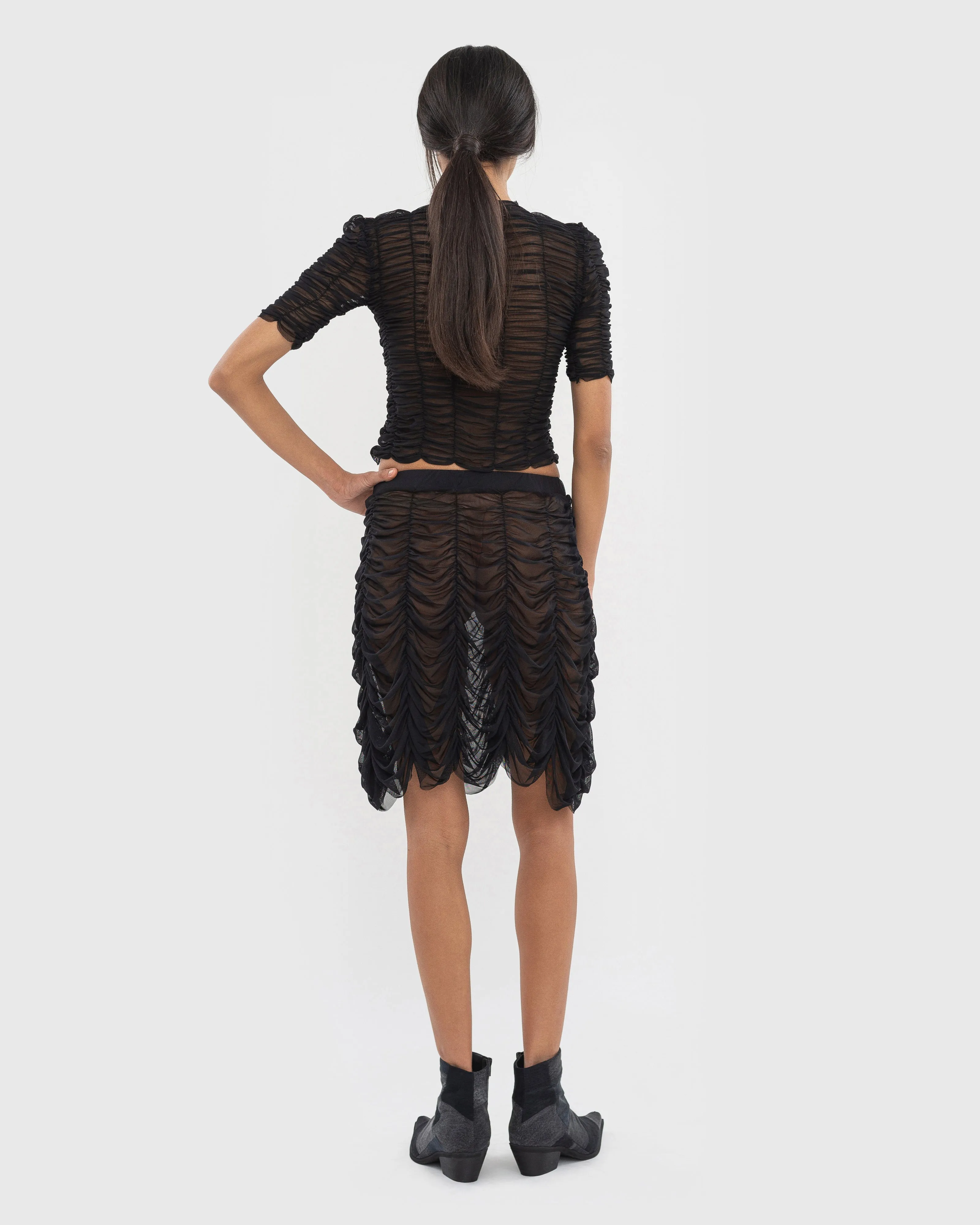 Mesh Drape Skirt sold by KSENIASCHNAIDER product image thumbnail 4