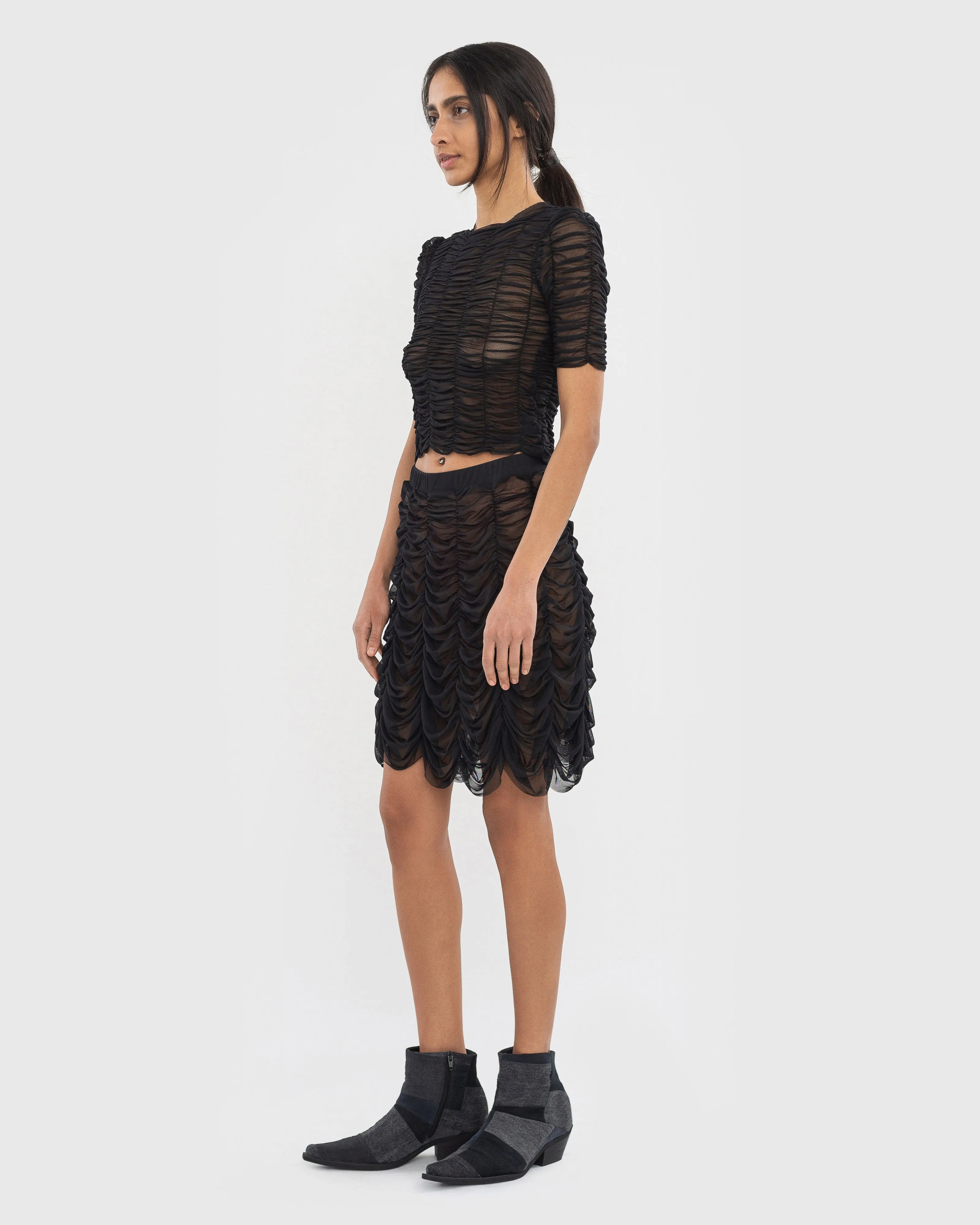 Mesh Drape Skirt sold by KSENIASCHNAIDER product image thumbnail 3