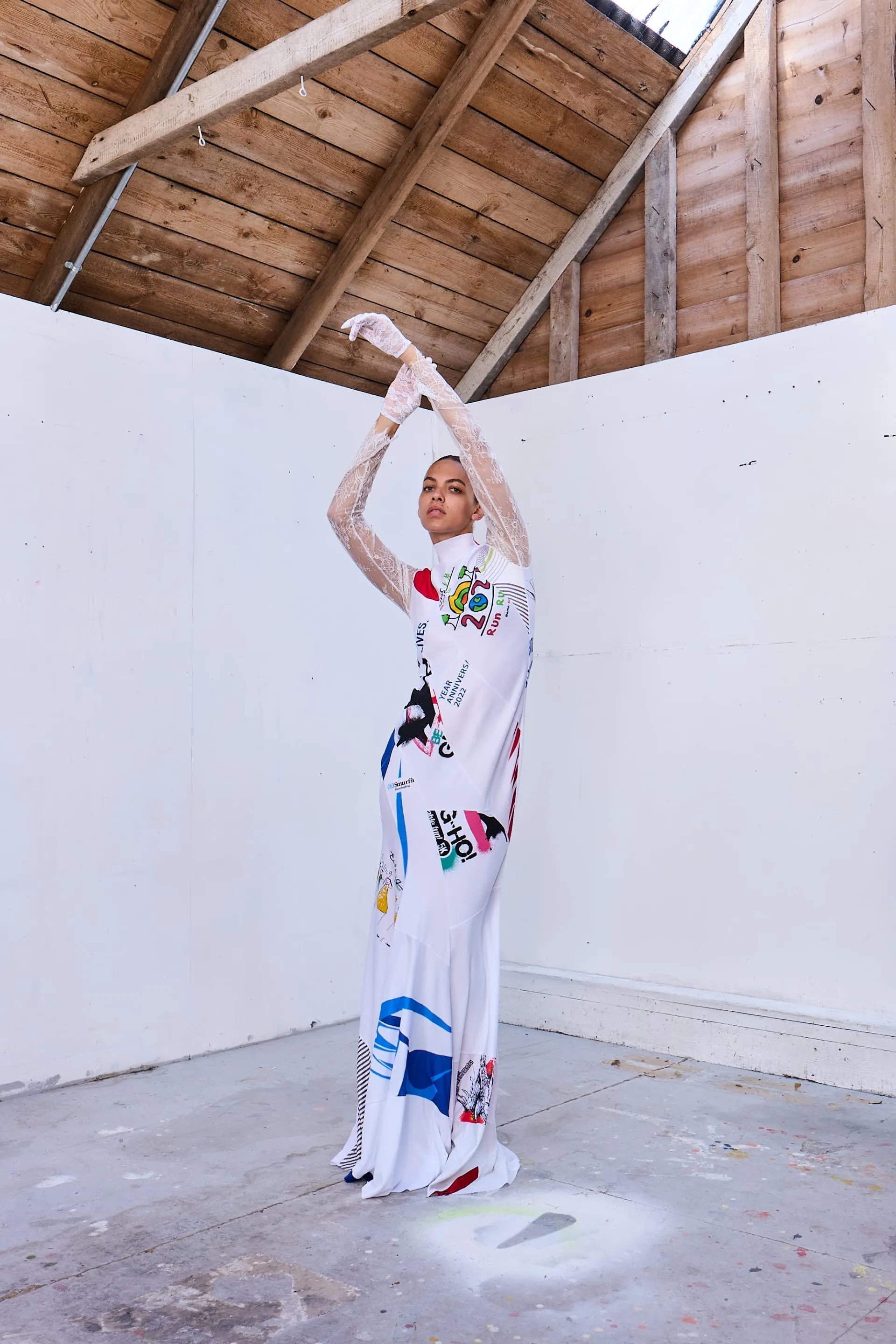 Reworked Sportwear Spiral Dress sold by KSENIASCHNAIDER product image thumbnail 3