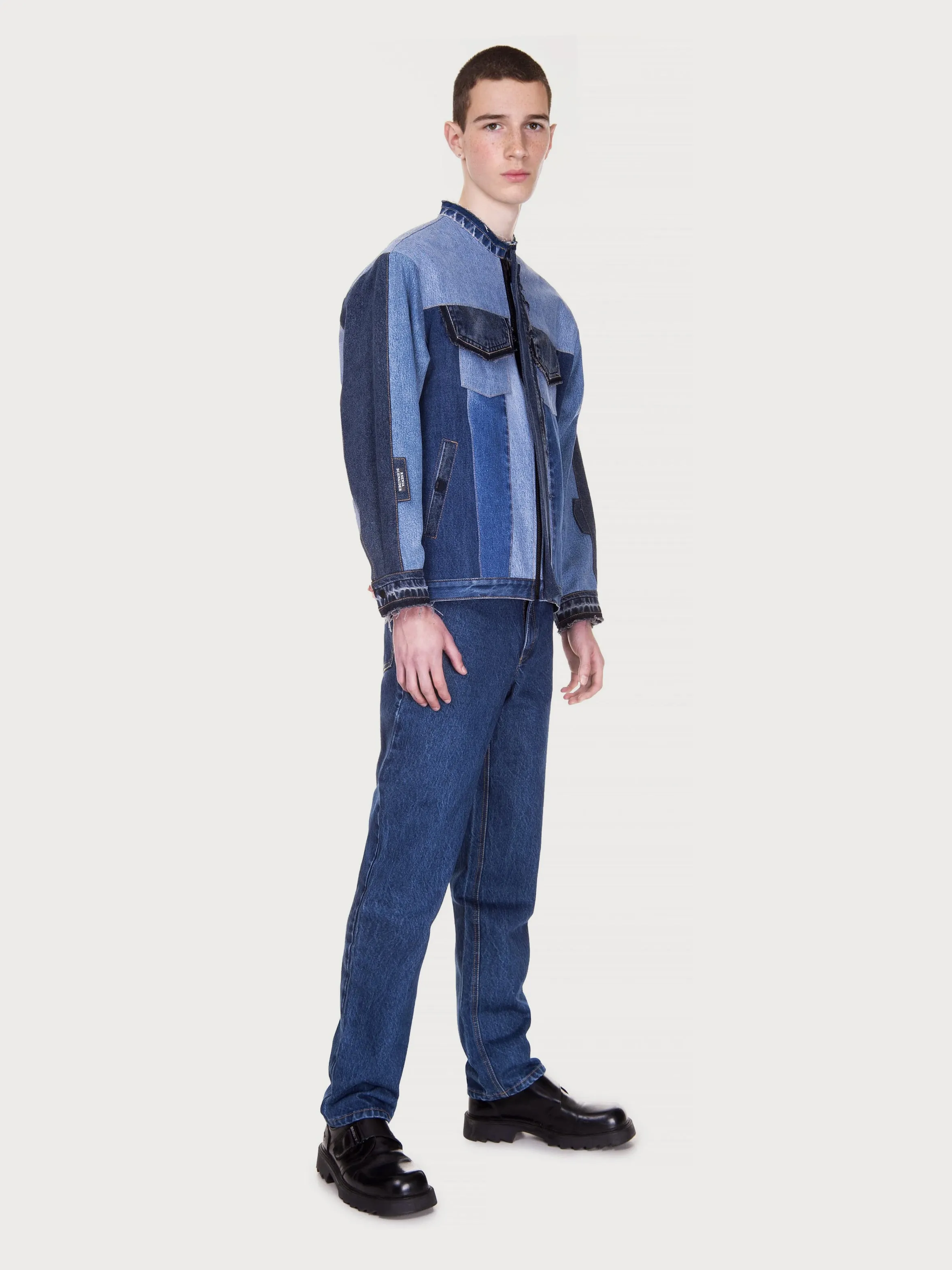 Reworked Denim Jacket sold by KSENIASCHNAIDER product image thumbnail 2