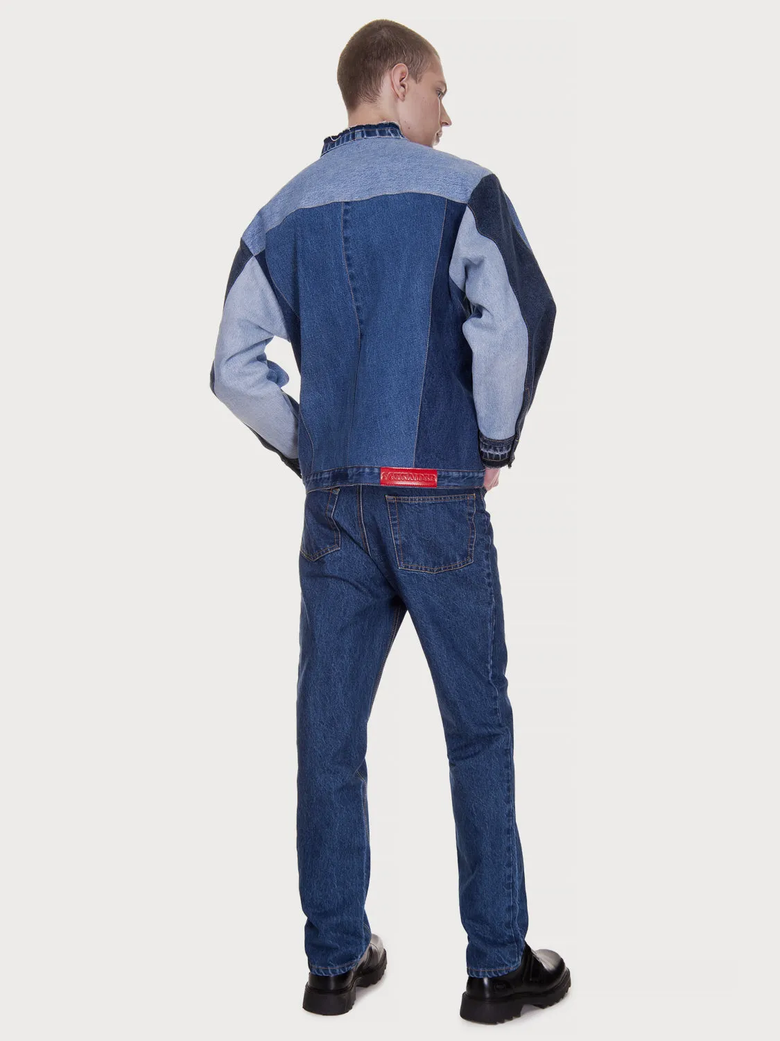 Reworked Denim Jacket sold by KSENIASCHNAIDER product image thumbnail 4