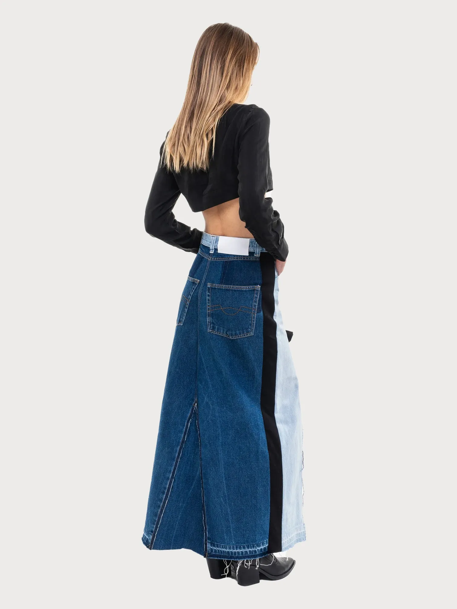 Maxi Skirt With A Ruffled Slit sold by KSENIASCHNAIDER product image thumbnail 3