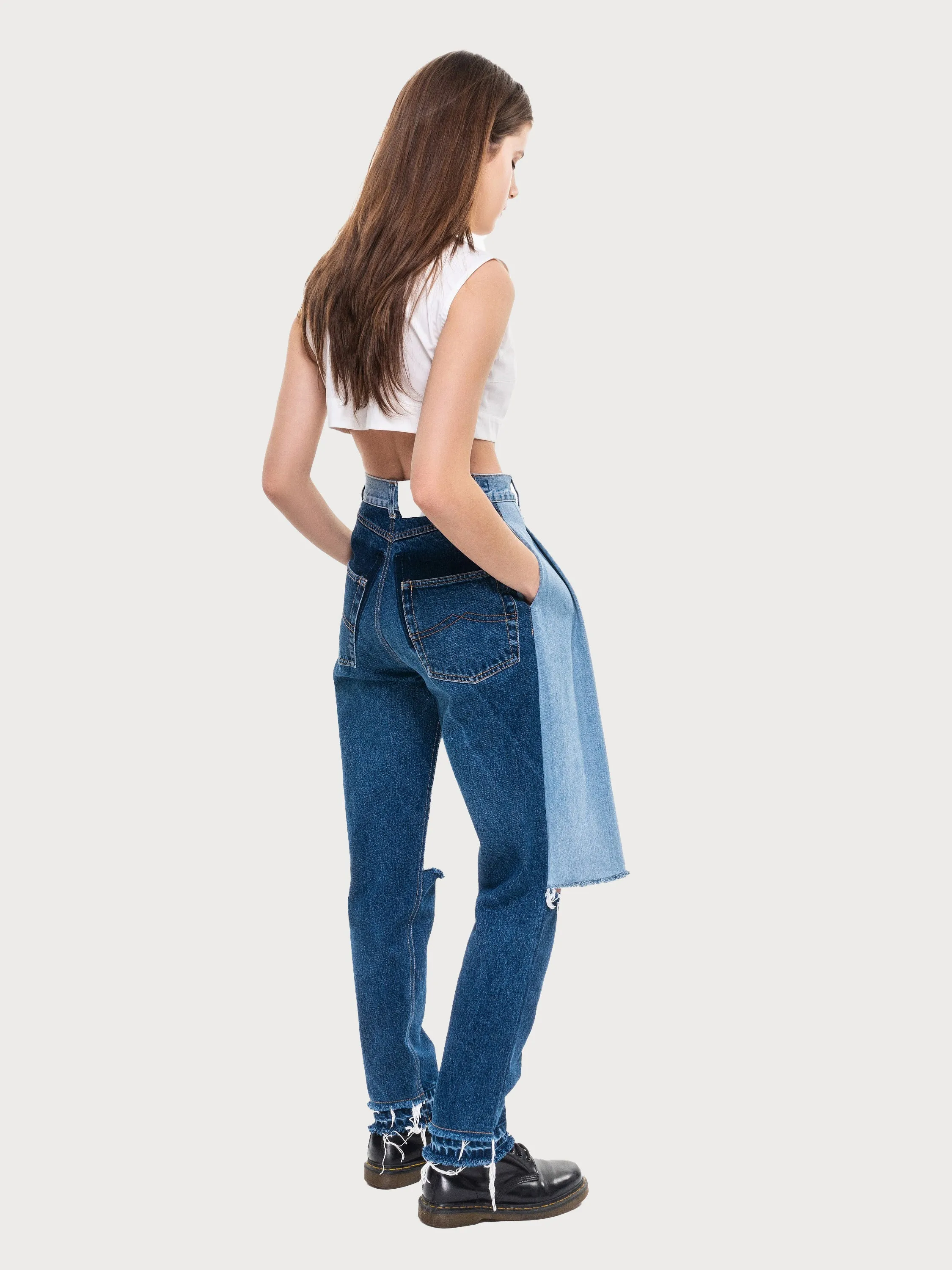 Demi Denim Jeans sold by KSENIASCHNAIDER product image thumbnail 3