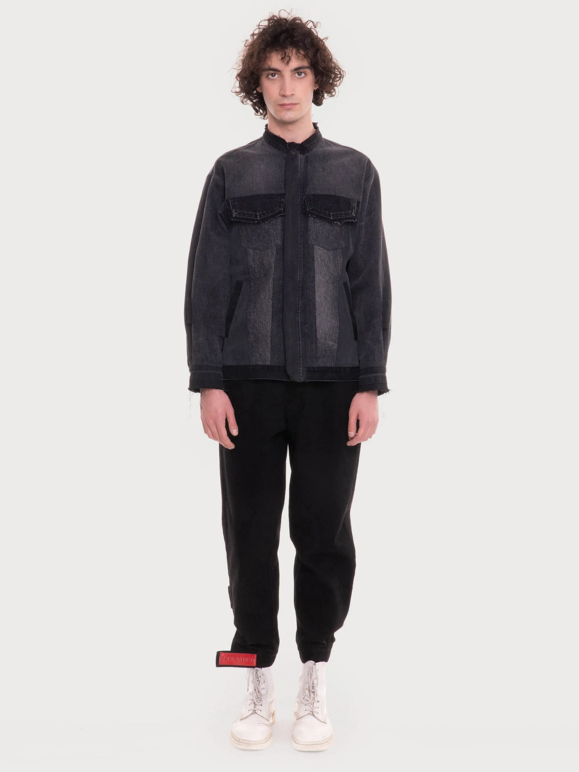 Reworked Denim Jacket sold by KSENIASCHNAIDER product image thumbnail 3